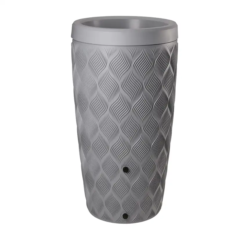 Regnvattentunna Hyma Garden Flow 240 L Platinum Med Lock