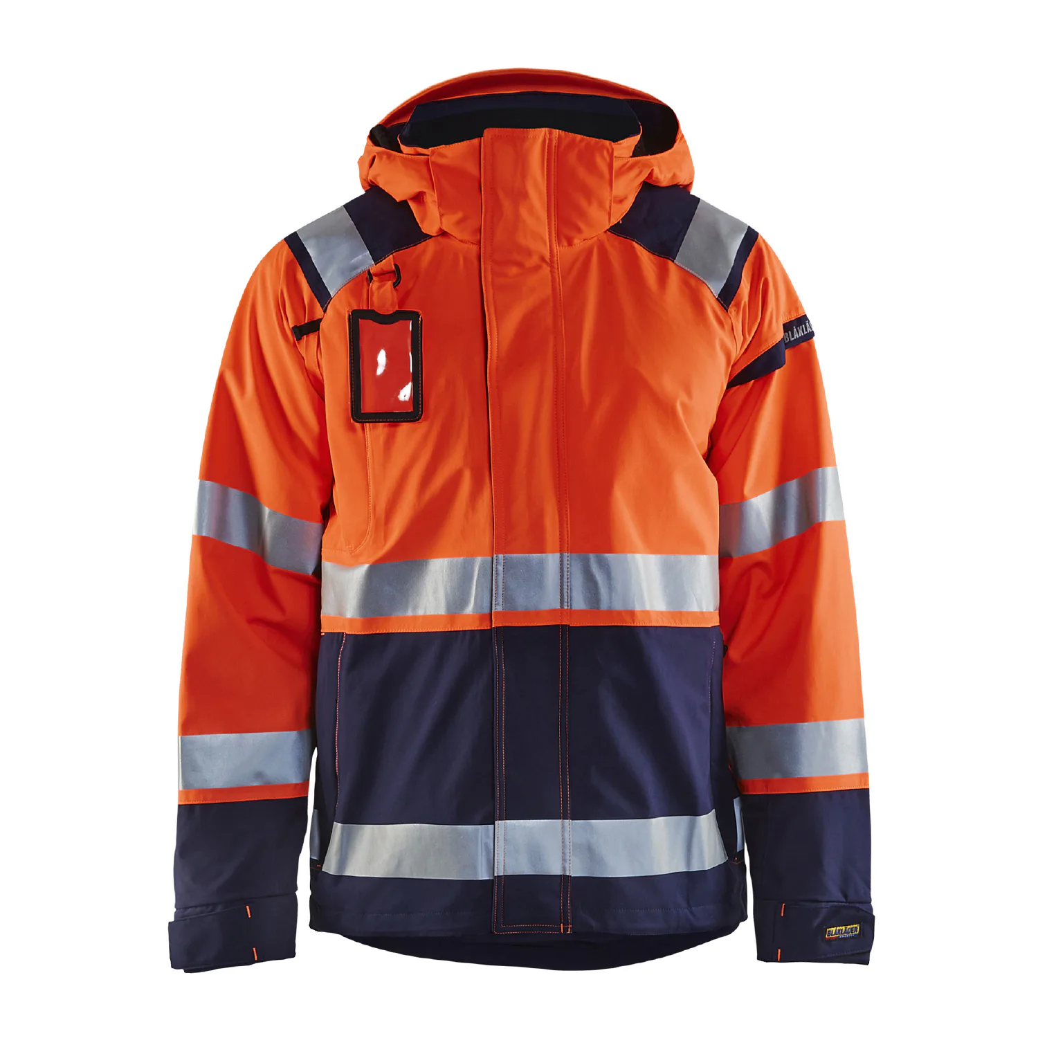 Varselorange/Marinblå