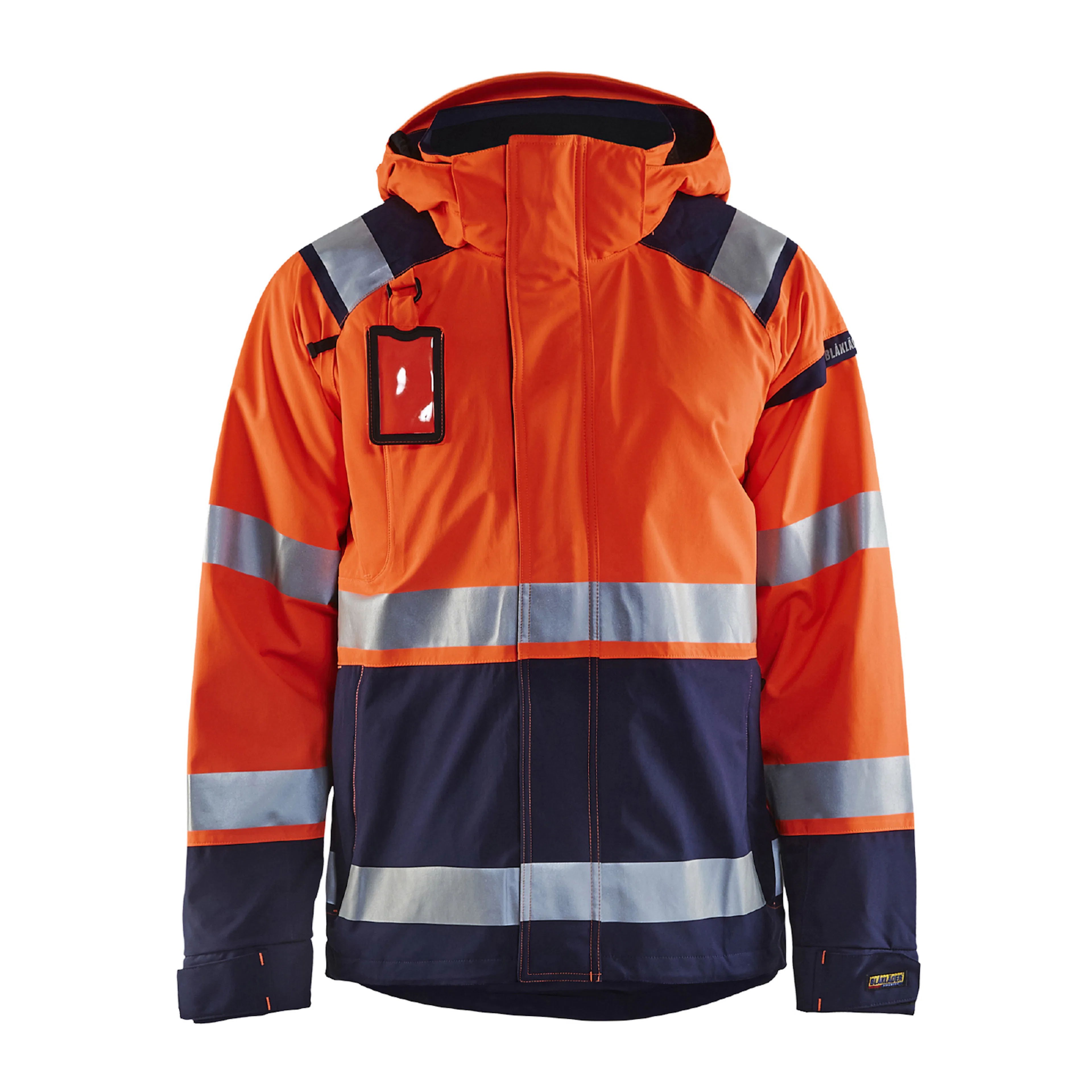 Varselorange/Marinblå