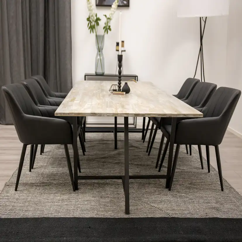 Matgrupp Venture Home Jepara med 6st Comfort Stolar