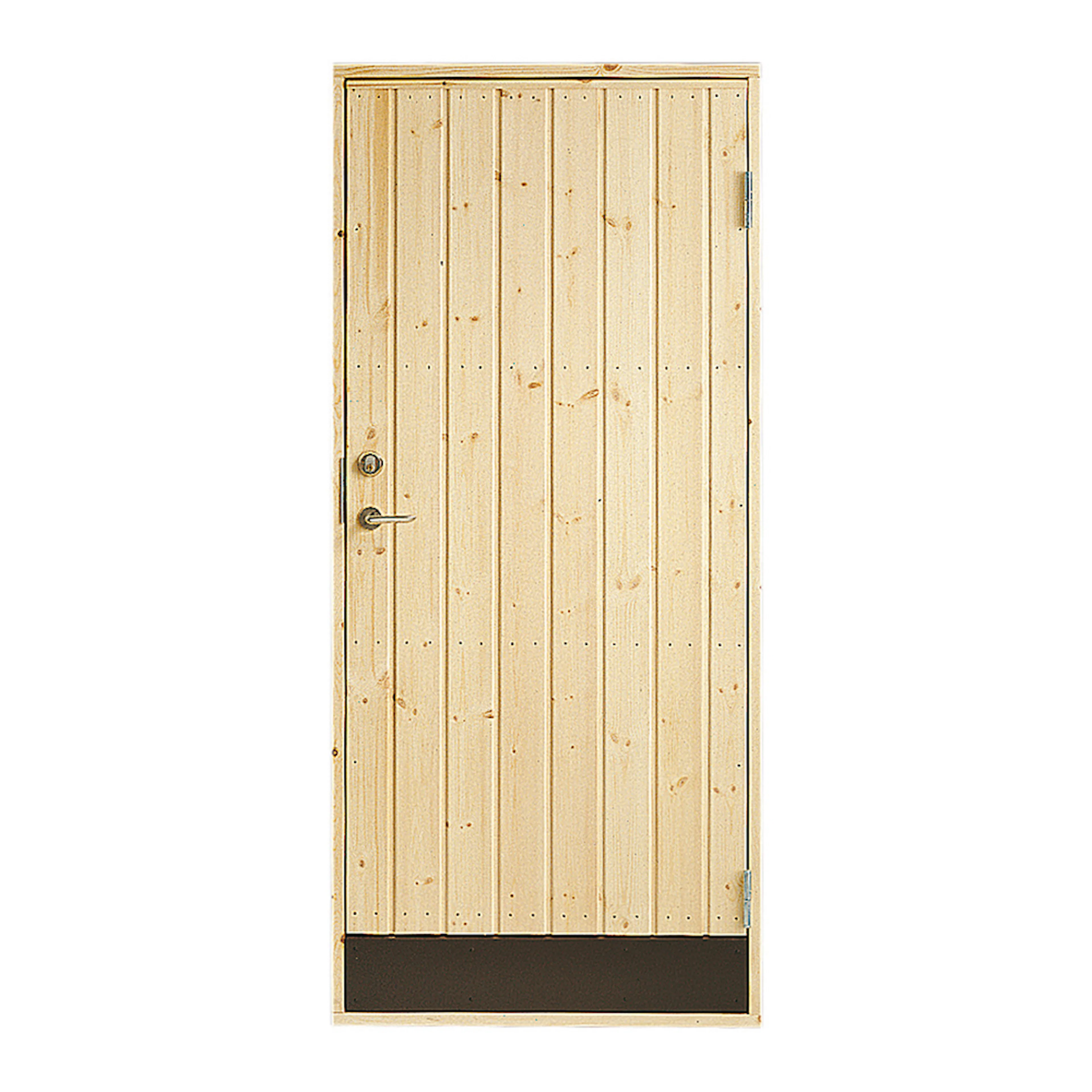 Dörr 18° rak panel höger 8x19 80x190, Höger