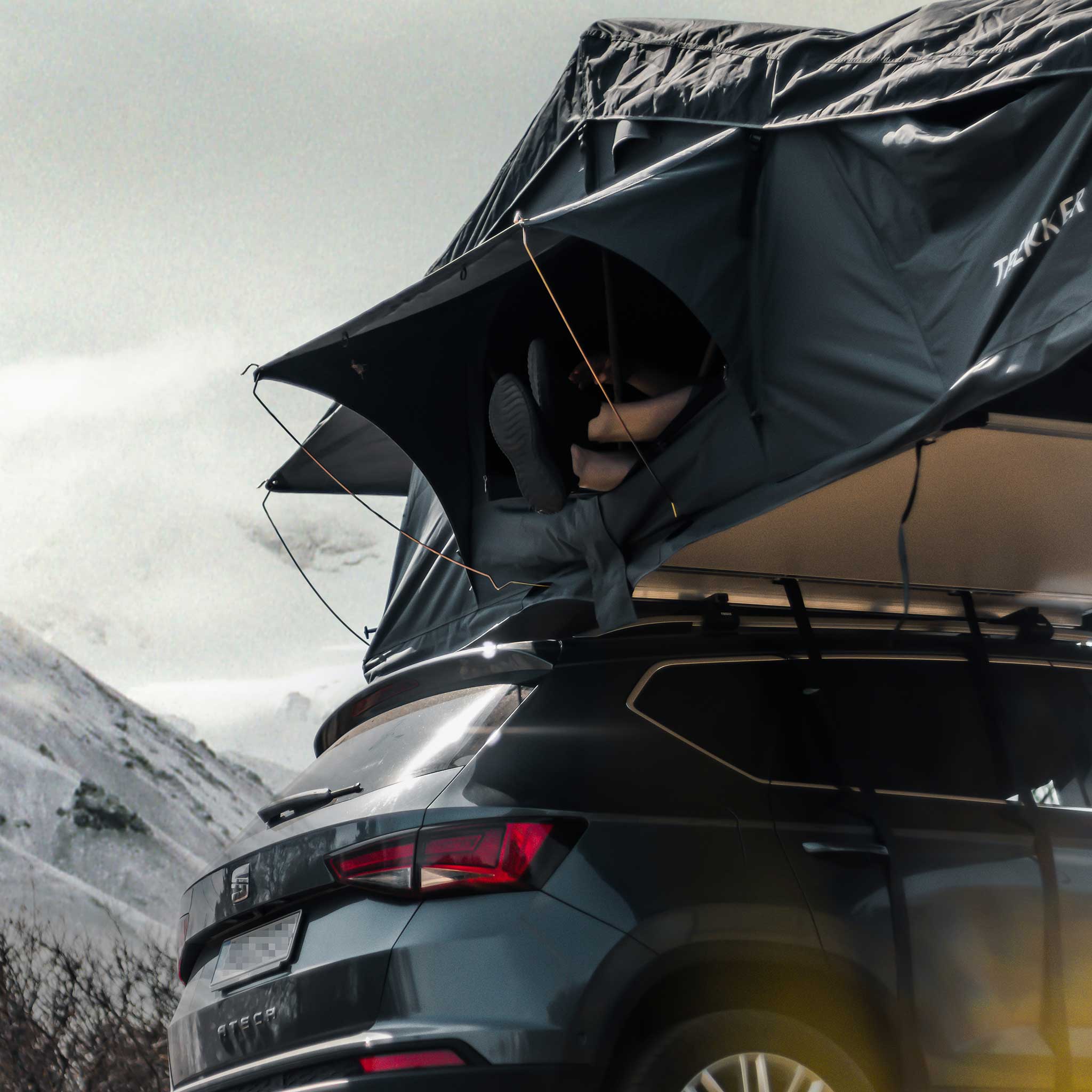 Taktält Trekker Camper M, grön Grön