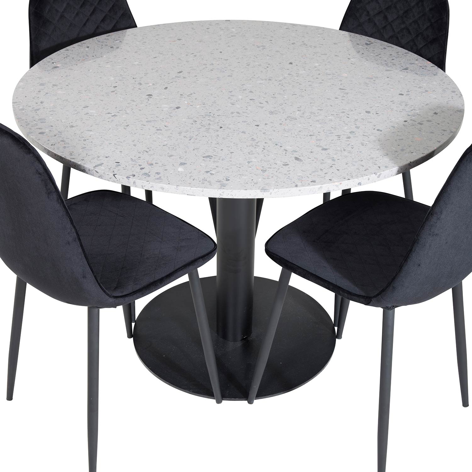 Matgrupp Venture Home Roxanna med 4 Phoi Stolar Runt