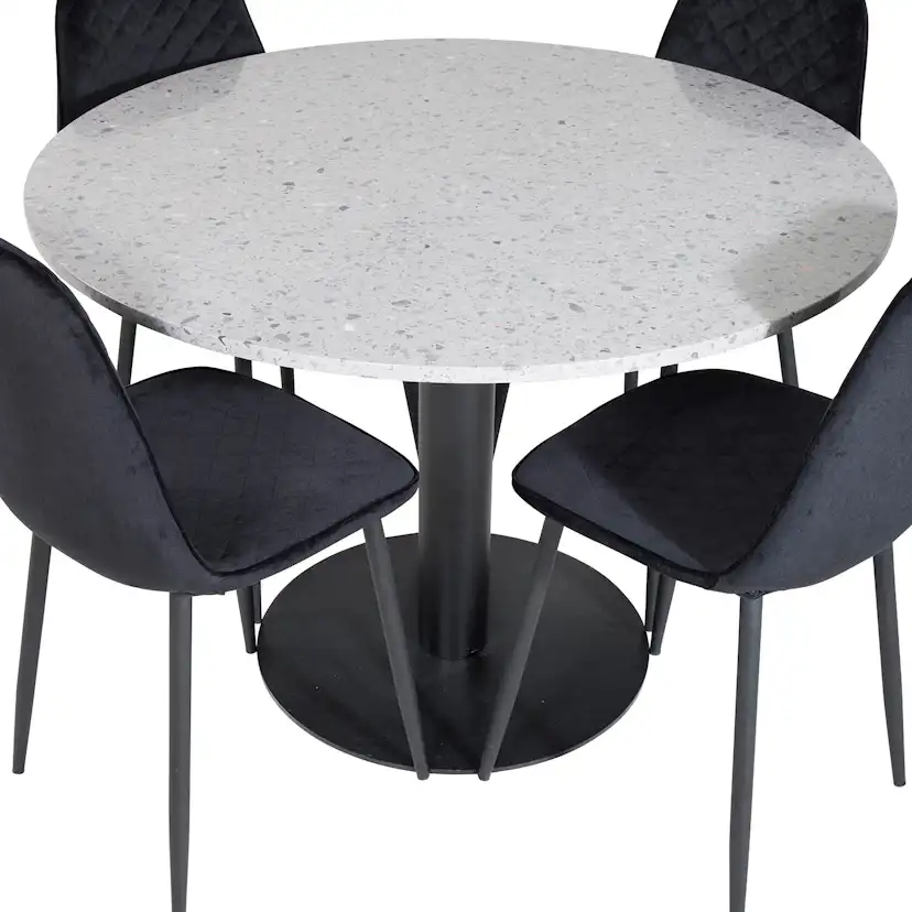 Matgrupp Venture Home Roxanna med 4 Phoi Stolar Runt