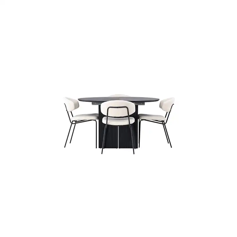 Matgrupp Venture Home Matilda med 4 Chico Stolar