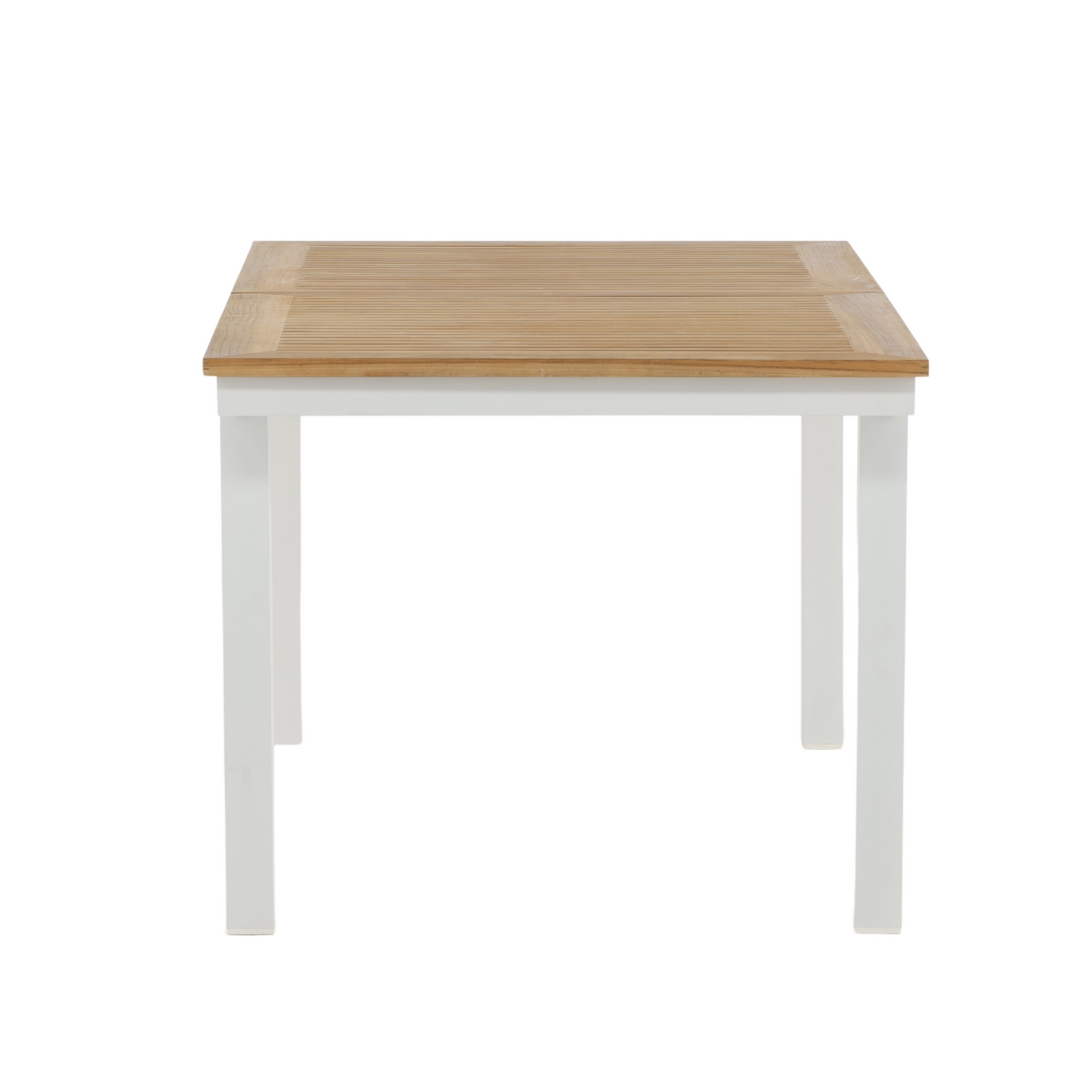 Panama - Table - 160/240*90 - Vit Alu/Teak Vit/Teak