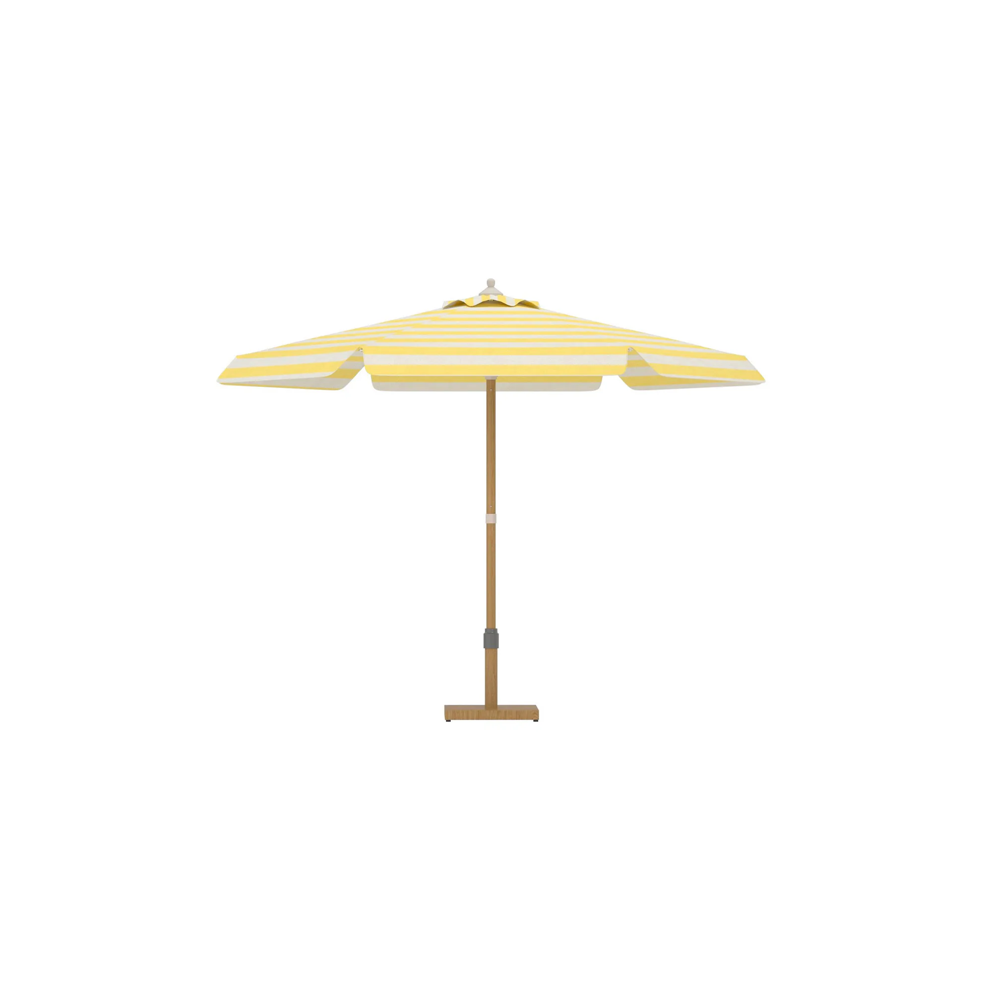 Cerox Umbrella 270 cm - Yellow / White Yellow