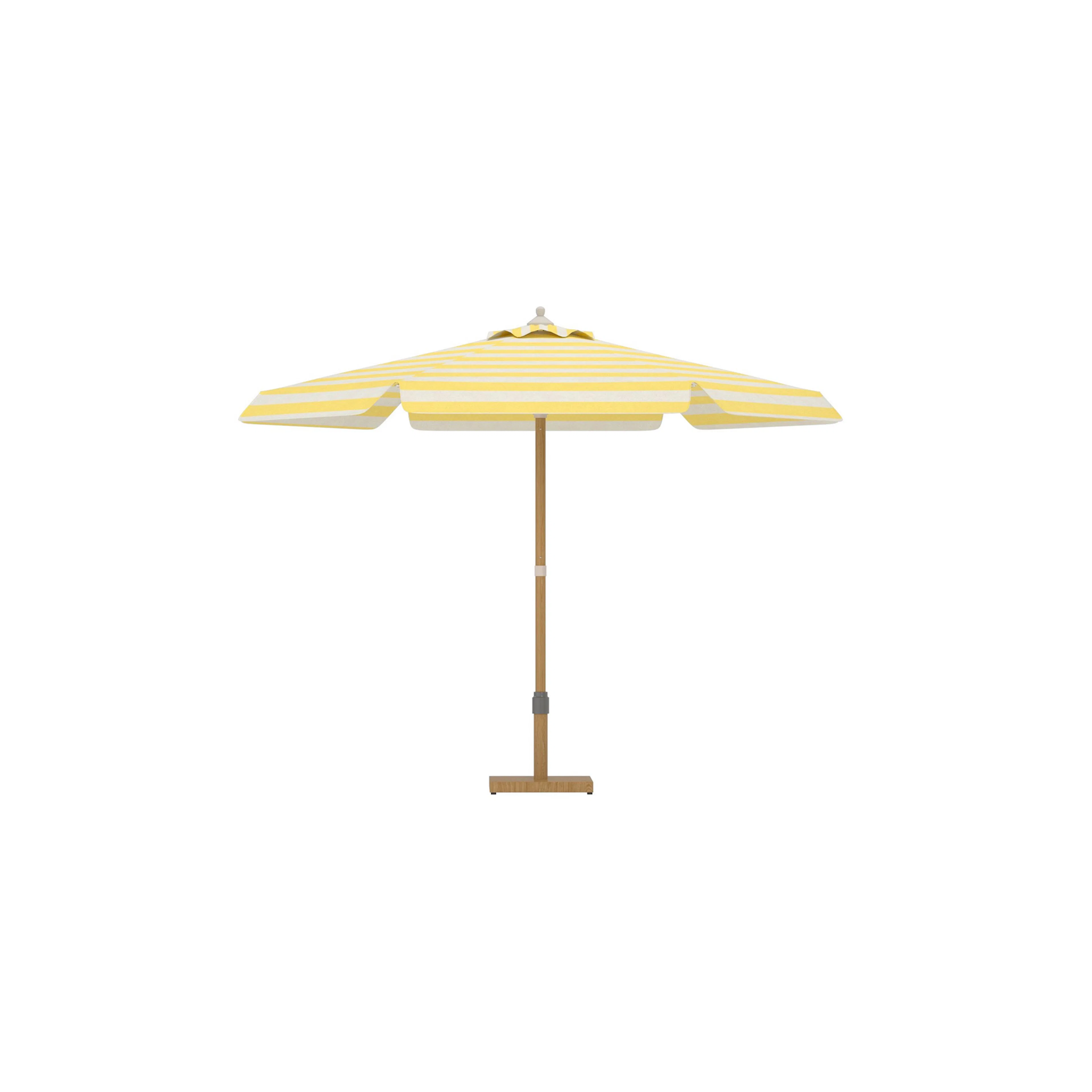 Cerox Umbrella 270 cm - Yellow / White Yellow