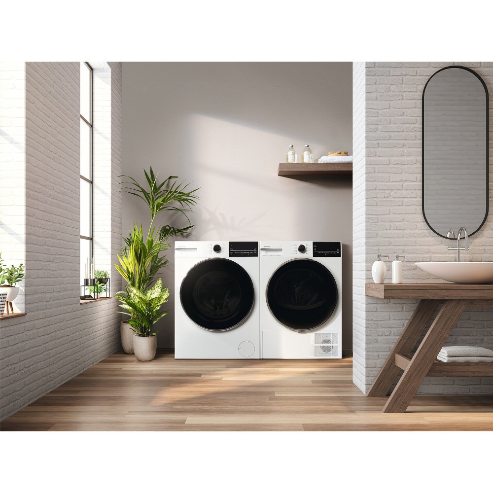 Tvätt- och Torkpaket SMEG WNP84SEAIN DNP82SEIN Invertermotor 1400 varv