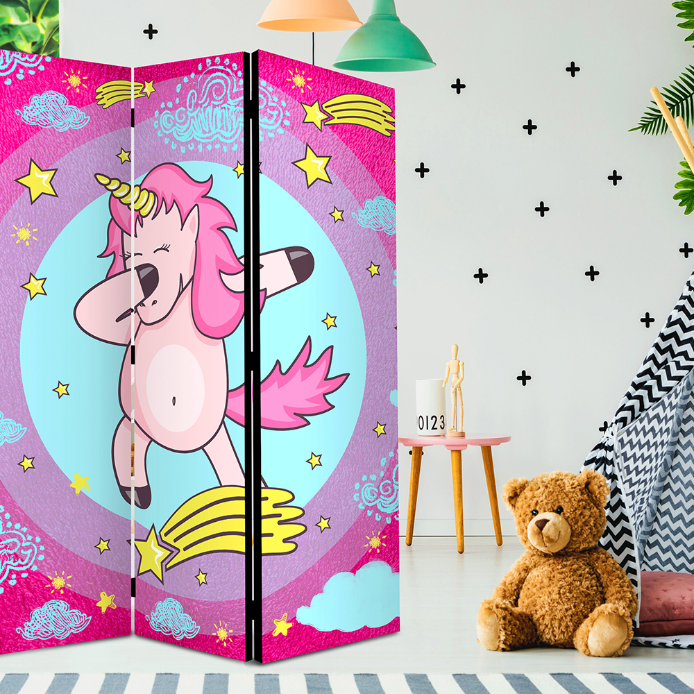 Rumsavdelare Arkiio Dancing Unicorn 135x172 cm