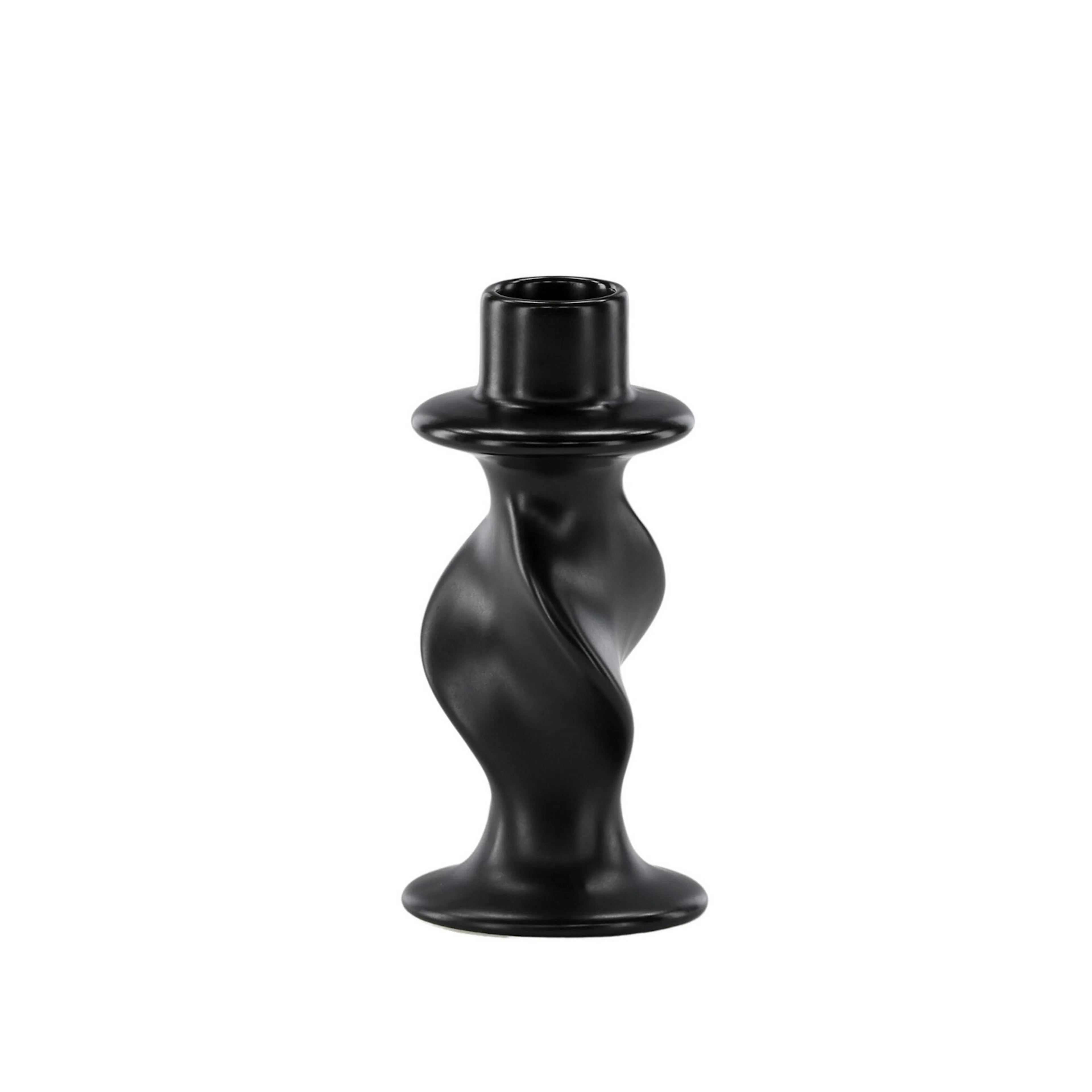 Glory Candlestick - Matte Black - D2*W6*H12cm Mattsvart