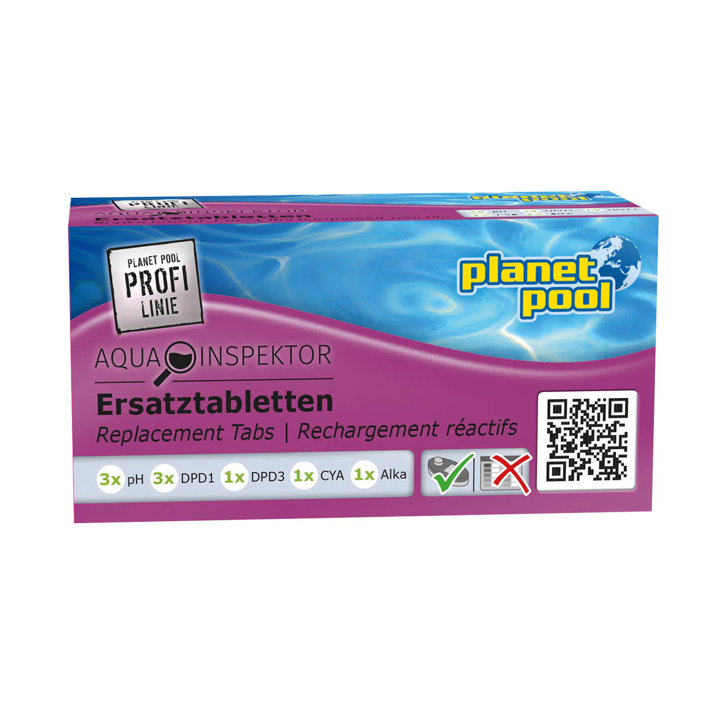 Testtabletter Planet Pool Poolkemi för Spabad