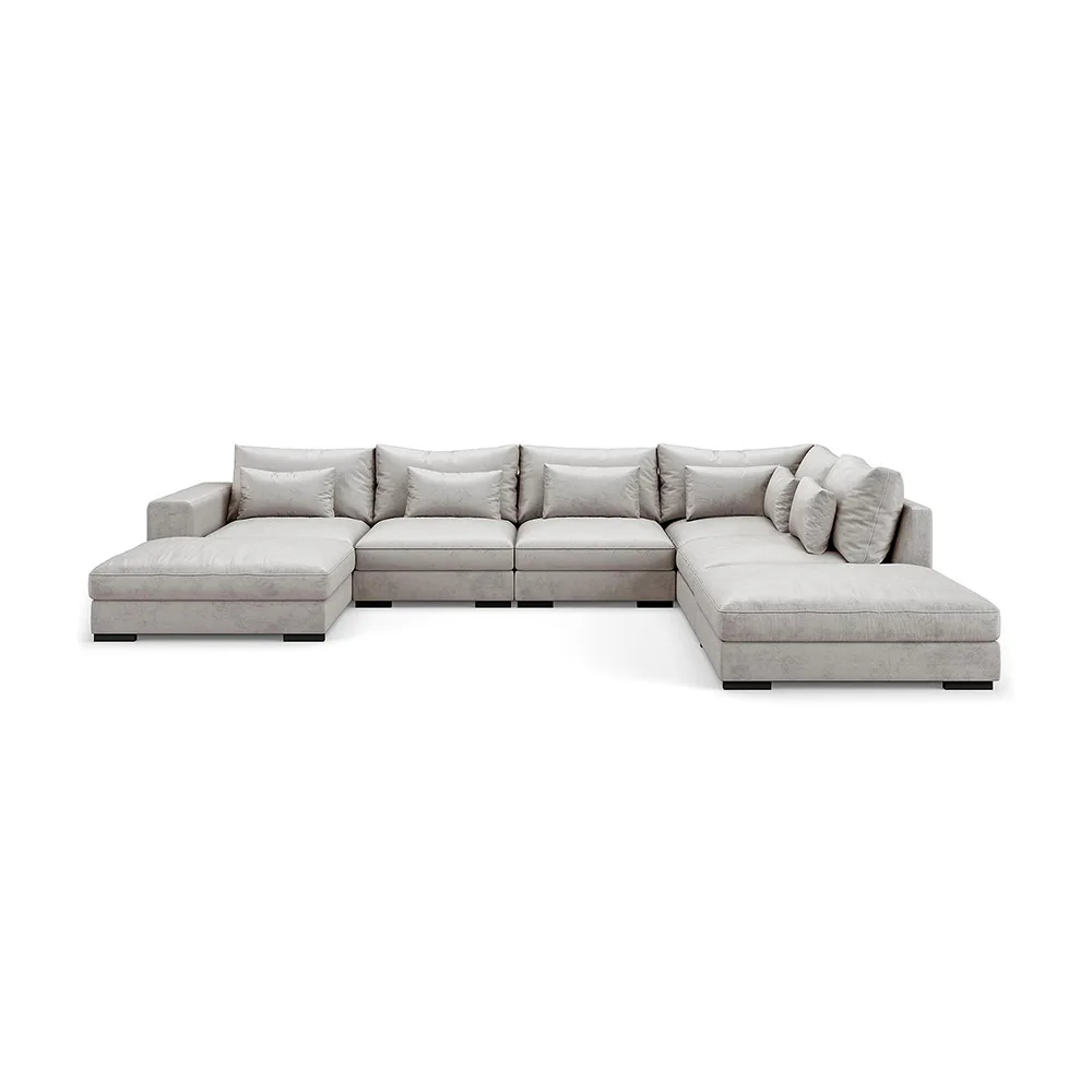 U-modulsoffa Bloomington Dubai med Divan Sammet