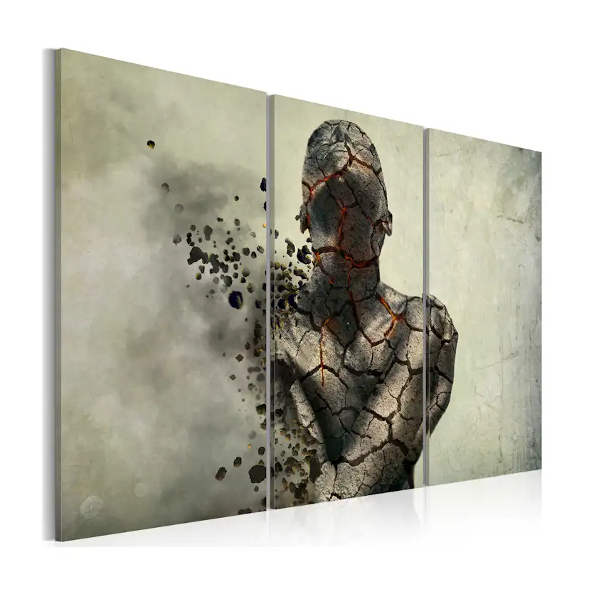 Tavla Arkiio The man Of Stone Triptych