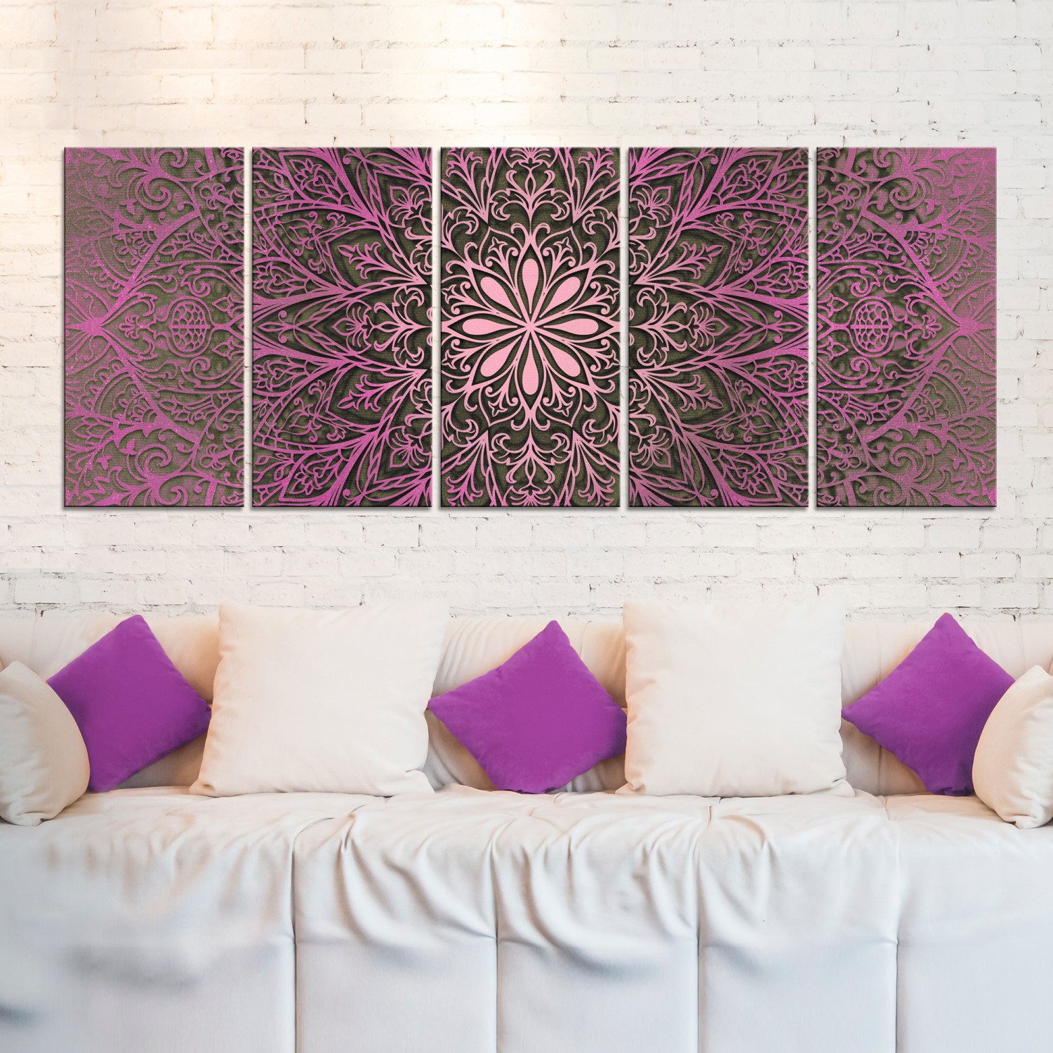 Tavla Arkiio Pink Mandala