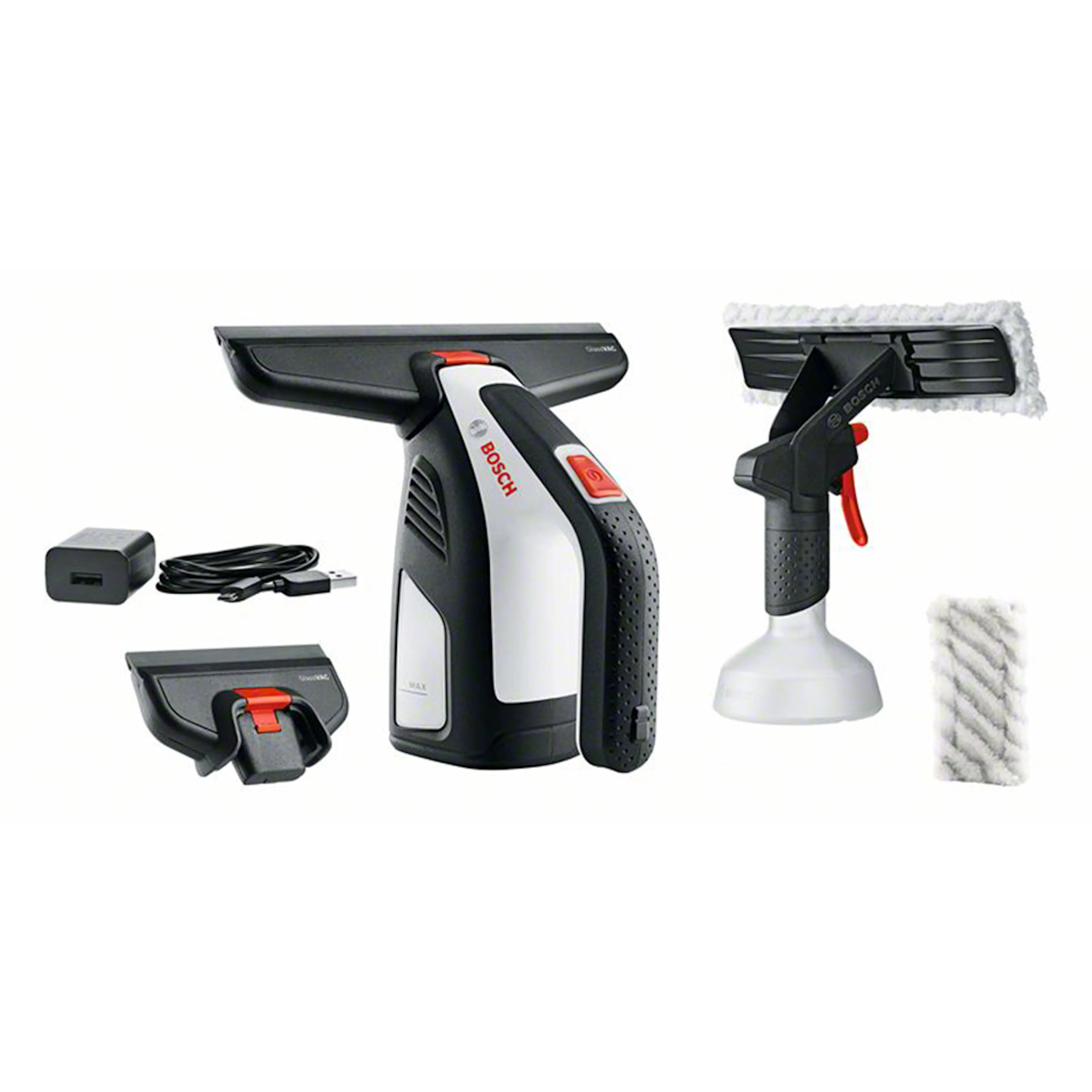 Fönstertvätt Bosch Power Tools GlassVAC Med Batteri/Stor Liten Sugdel