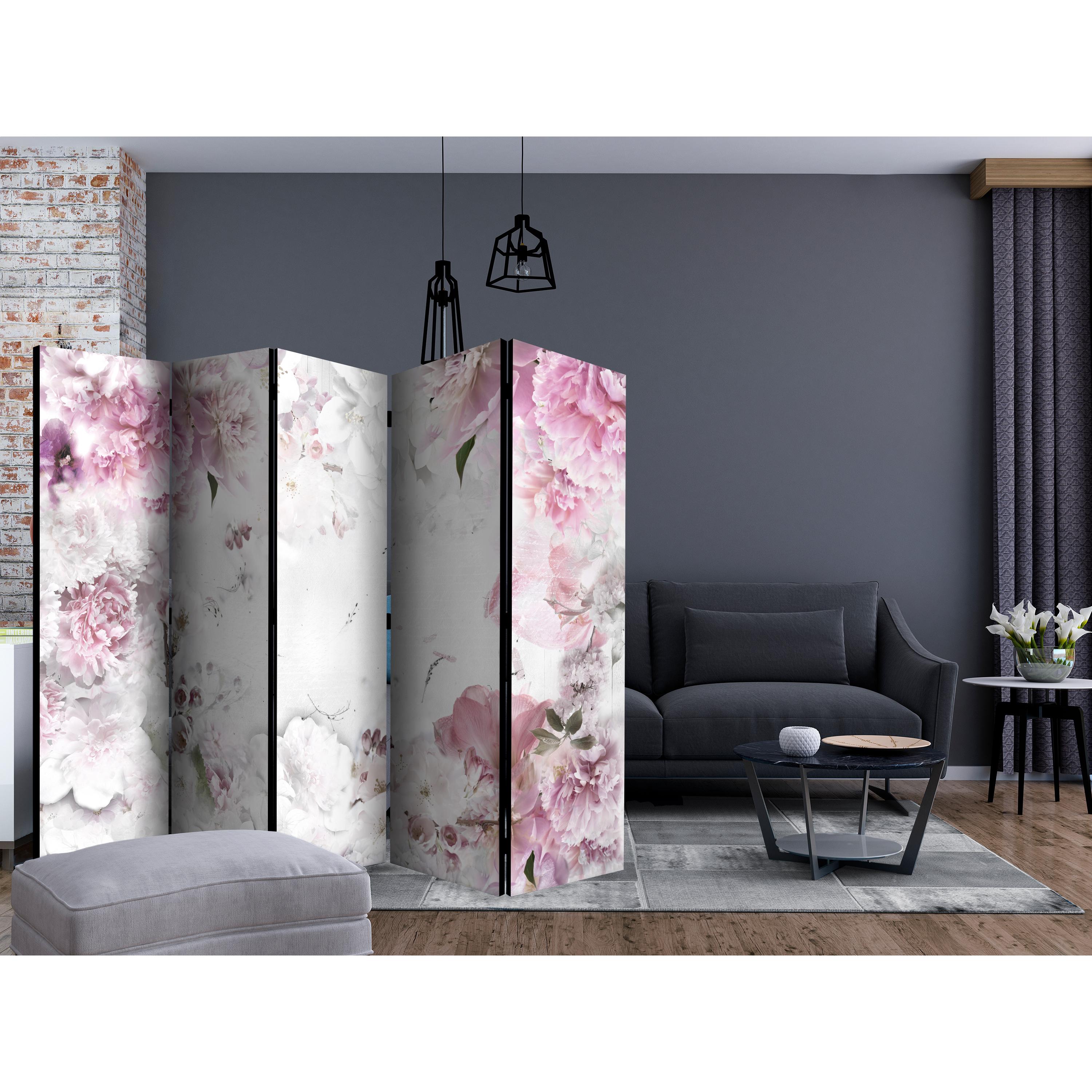 Rumsavdelare Arkiio Dancing Peonies II 225x172 cm