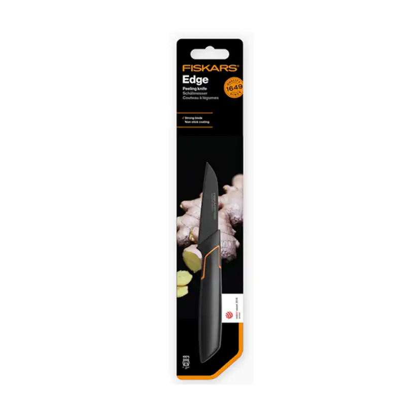 Skalkniv Fiskars Edge 8 cm - Liten & Mångsidig Kniv för Detaljarbete