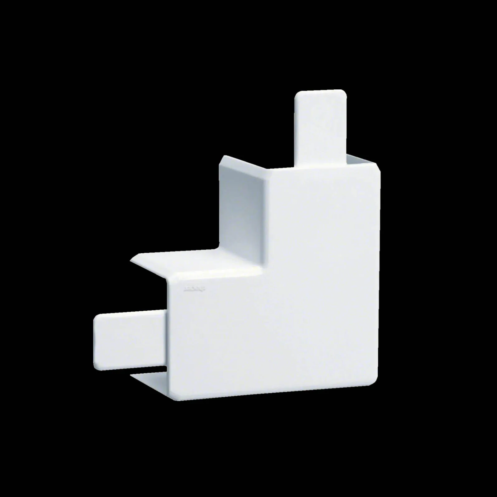 L-Vinkel till Matarkanal Hager LF/LFH 40 x 40 mm PVC Halogenfri Vit RAL 9016