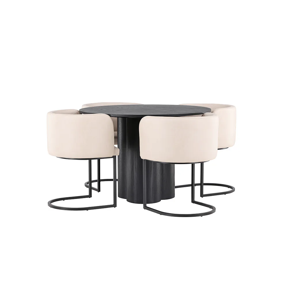 Svart/Beige