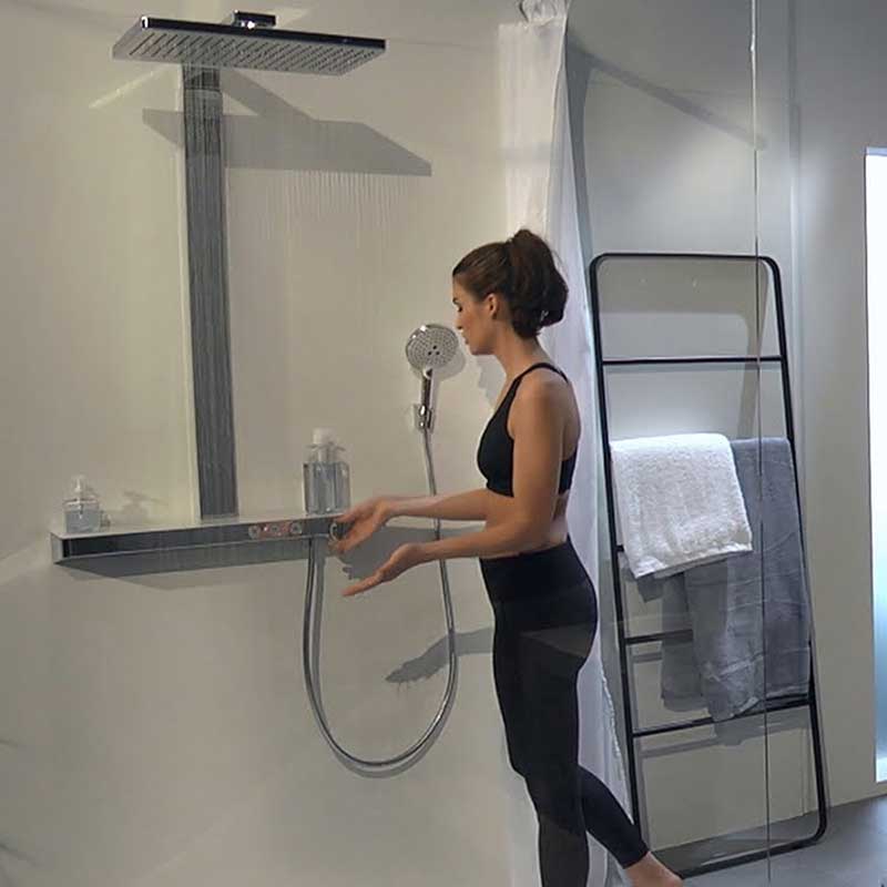 Takduschset Hansgrohe Rainmaker Select 460 3jet Showerpipe E Med EcoSmart