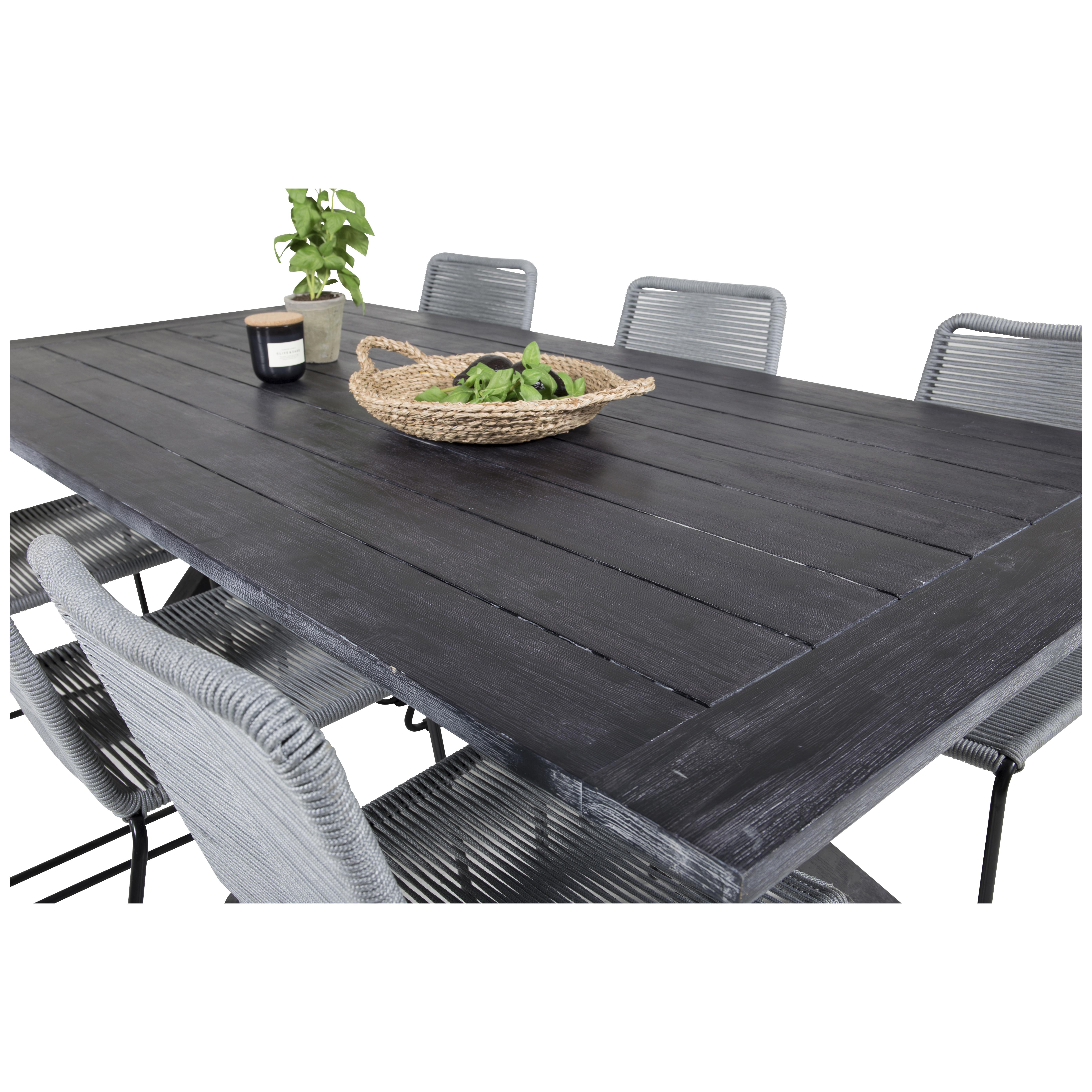 Matgrupp Venture Home Rossi 200 med 6 Leon Matstolar