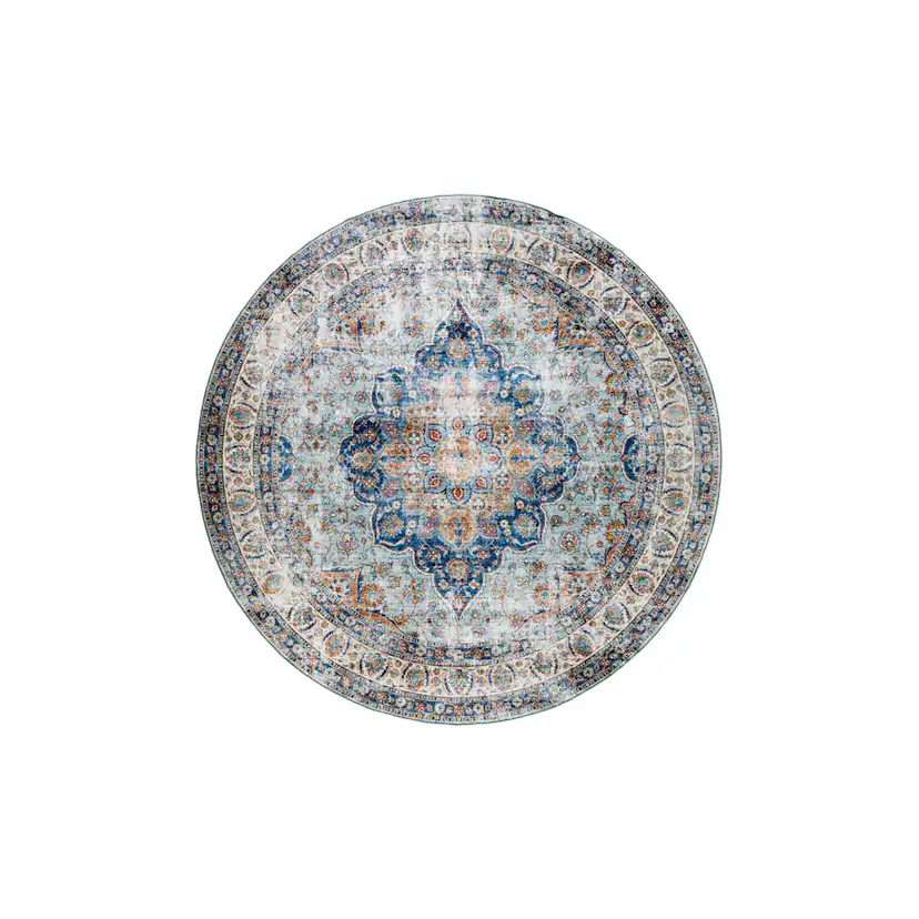 Flatvävd KM Carpets Tarfaya Medallion Rund