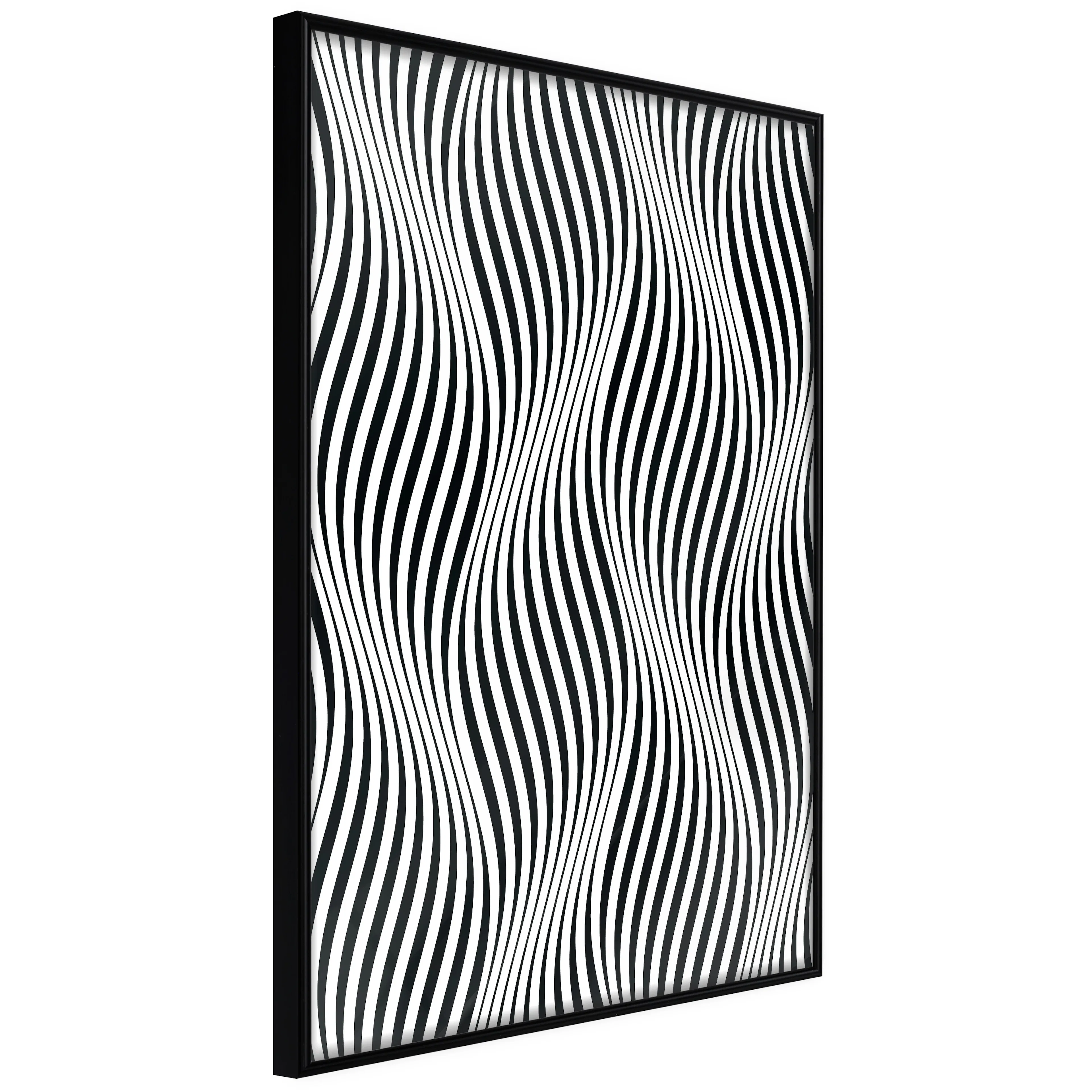 Affisch - Optical Art [Poster] 40x60 Svart ram, 40x60 cm
