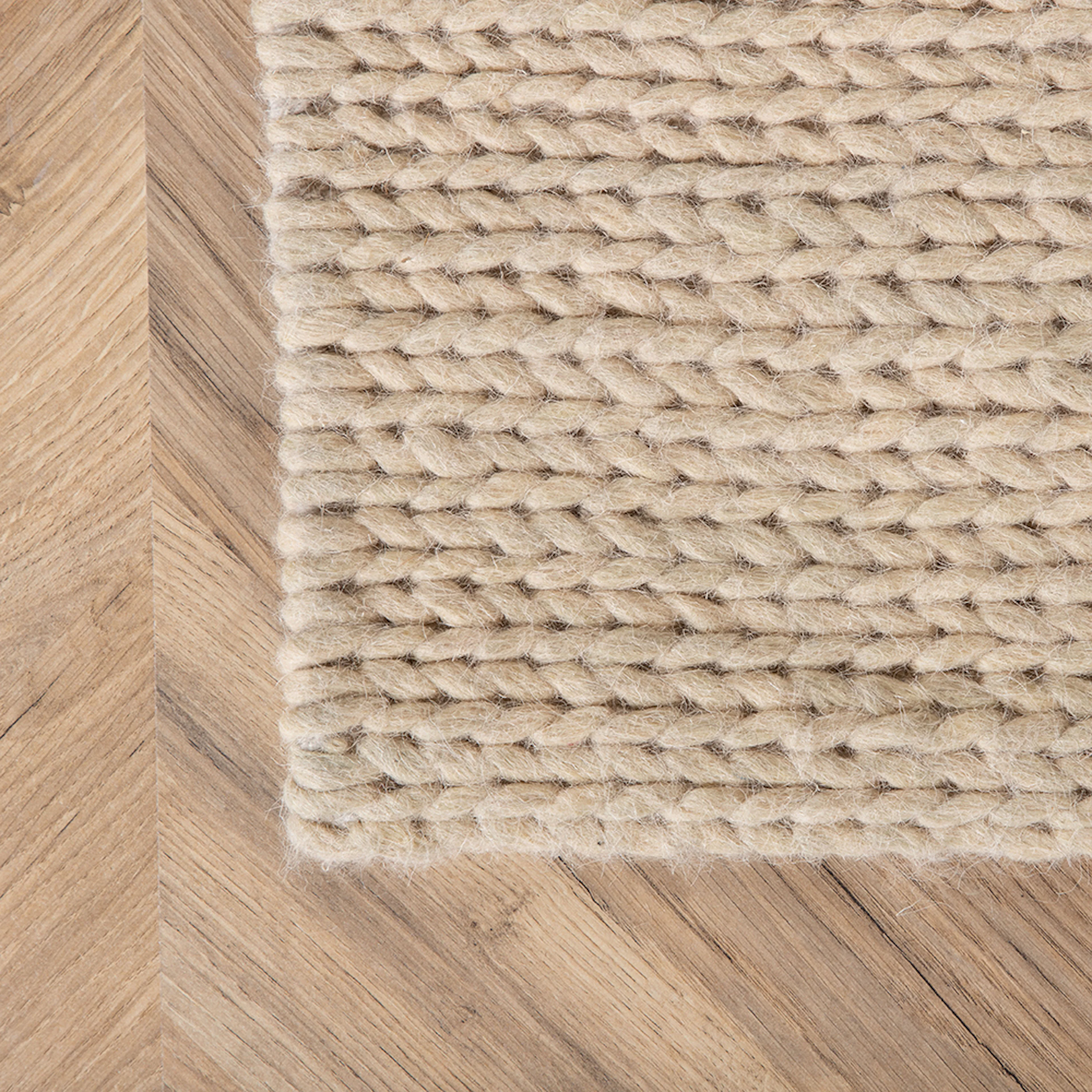Marta Wool Carpet - 250x350 - Creme Crème, 250x350 cm
