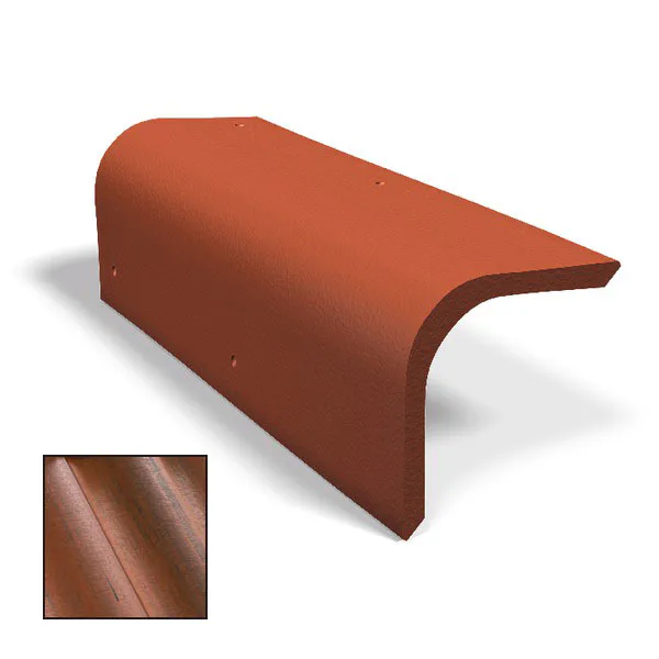 Antik Tegelröd/Svart