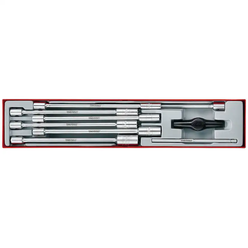 Hylssats 9 delars med 3/8 fäste och T-handtag Teng Tools TTXTB09