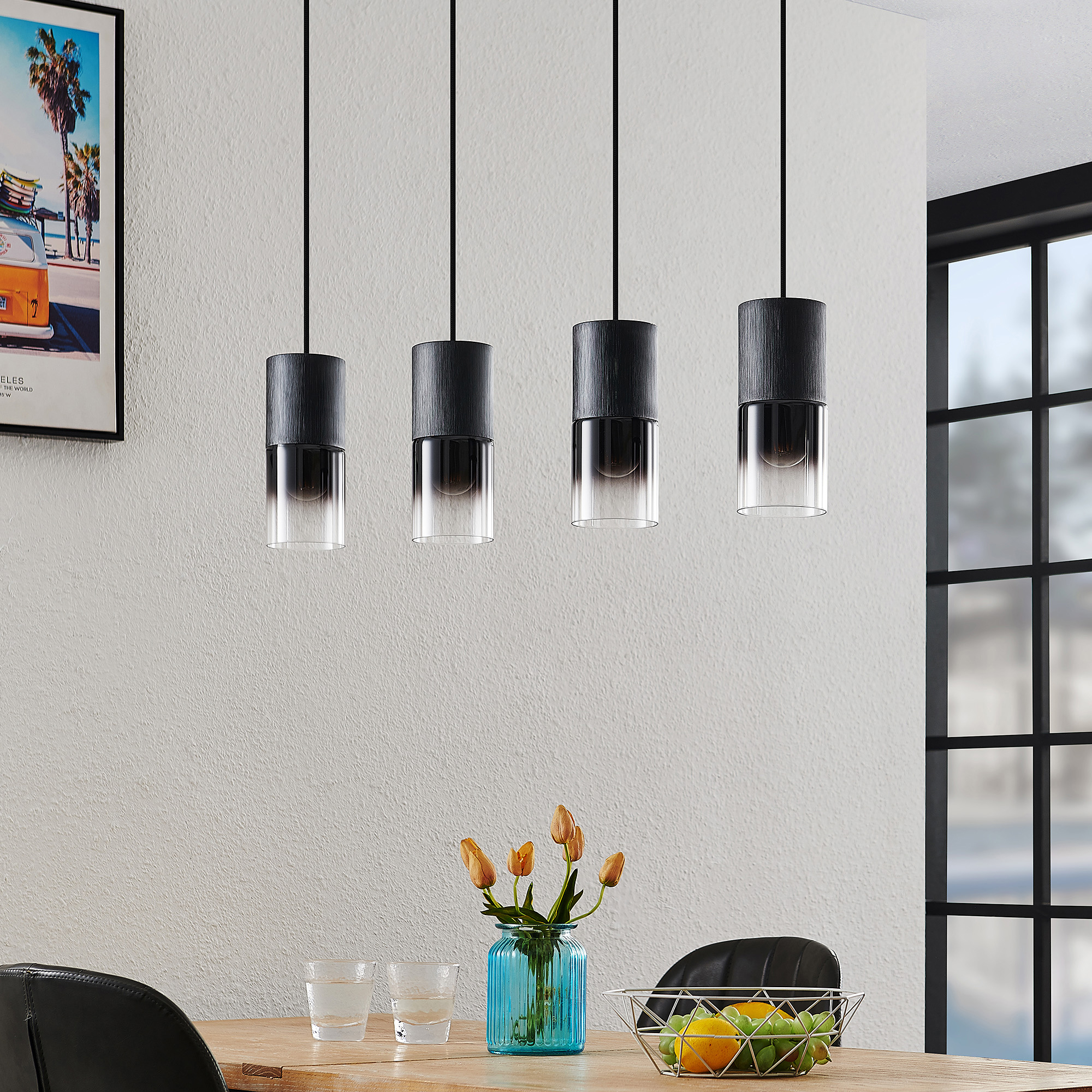 Taklampa Trio Robin 4L E27