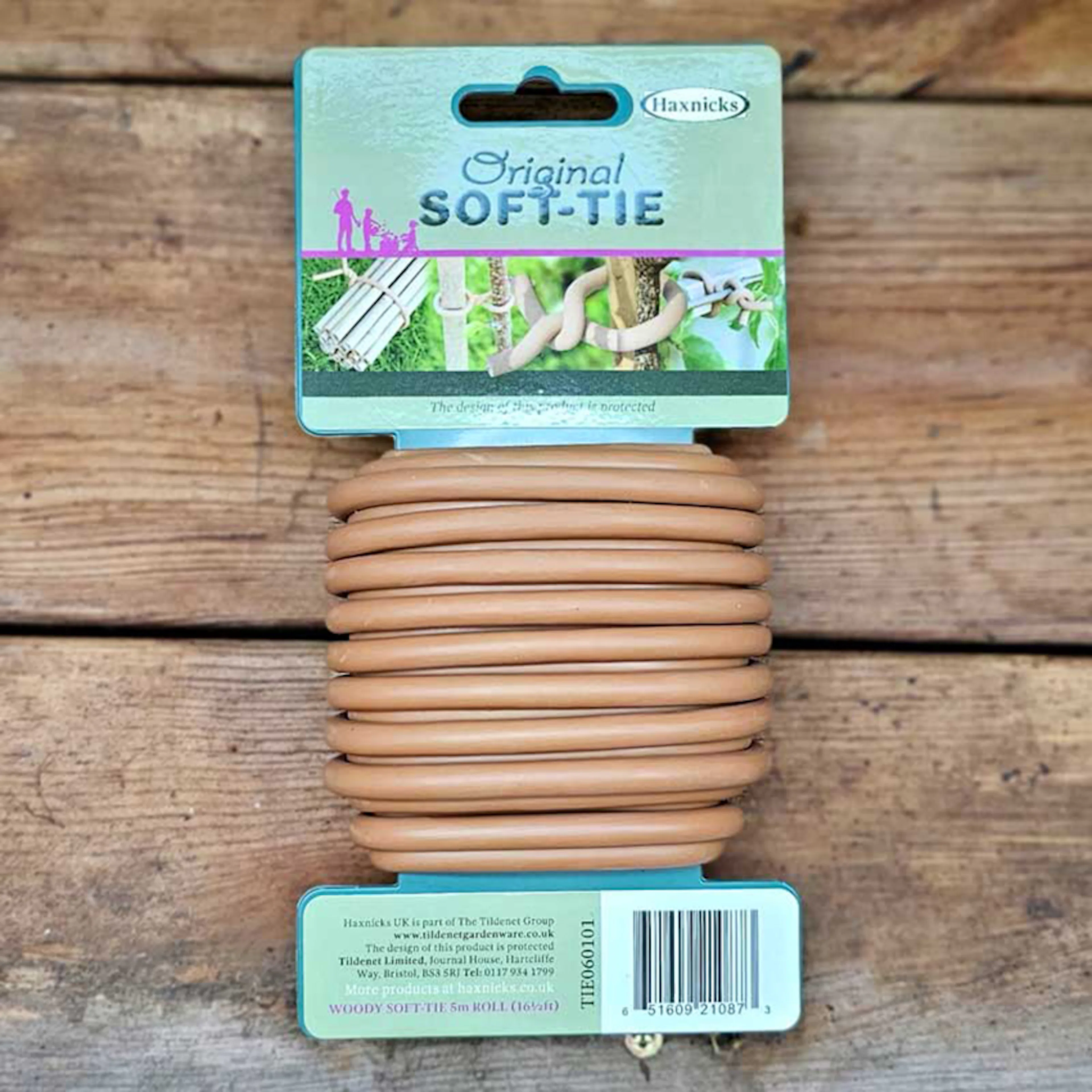 Uppbindning Omnia Garden Original Soft Tie Woody 5m