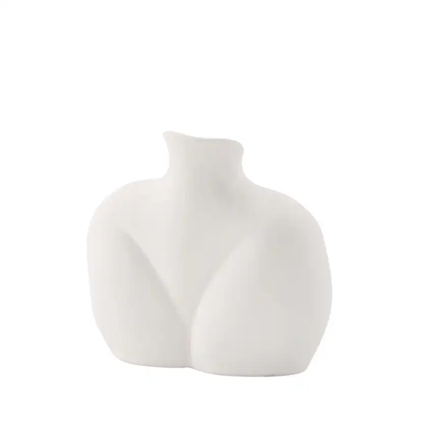 Harvey Vase - Offwhite - 17*10*15Hcm Vit