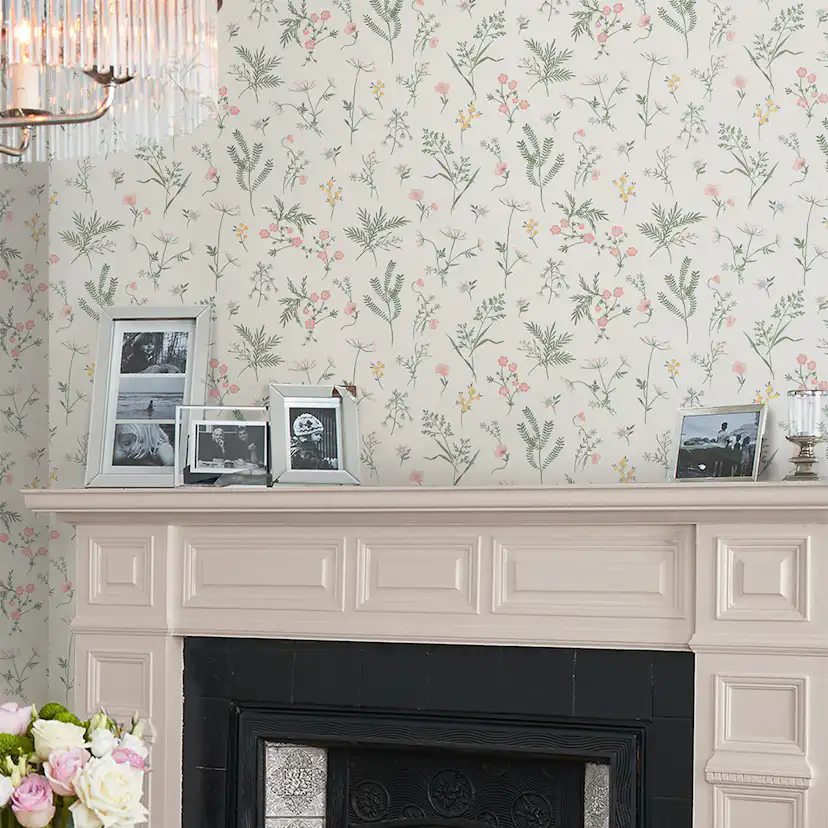 Tapet Laura Ashley Crosswell Coral Rosa 118480