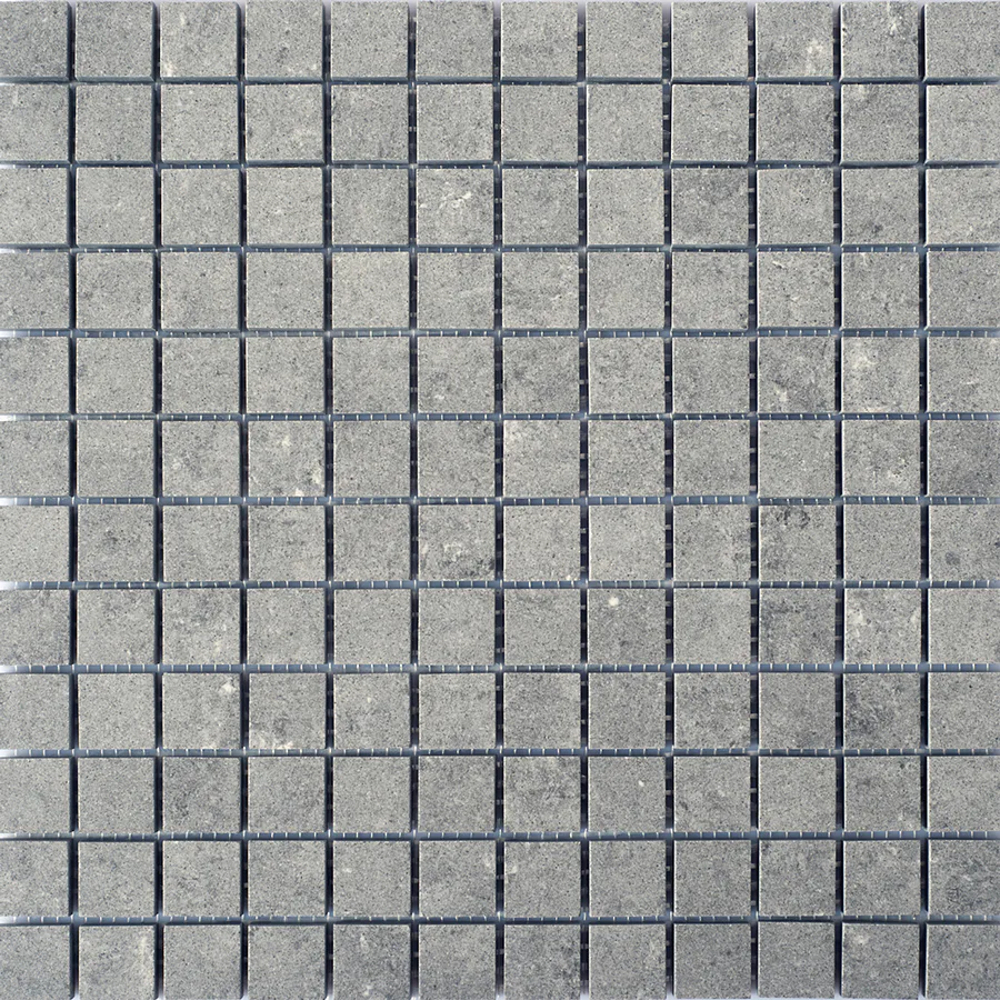 Klinkermosaik Arredo Archgres Grå 2,5x2,5 cm