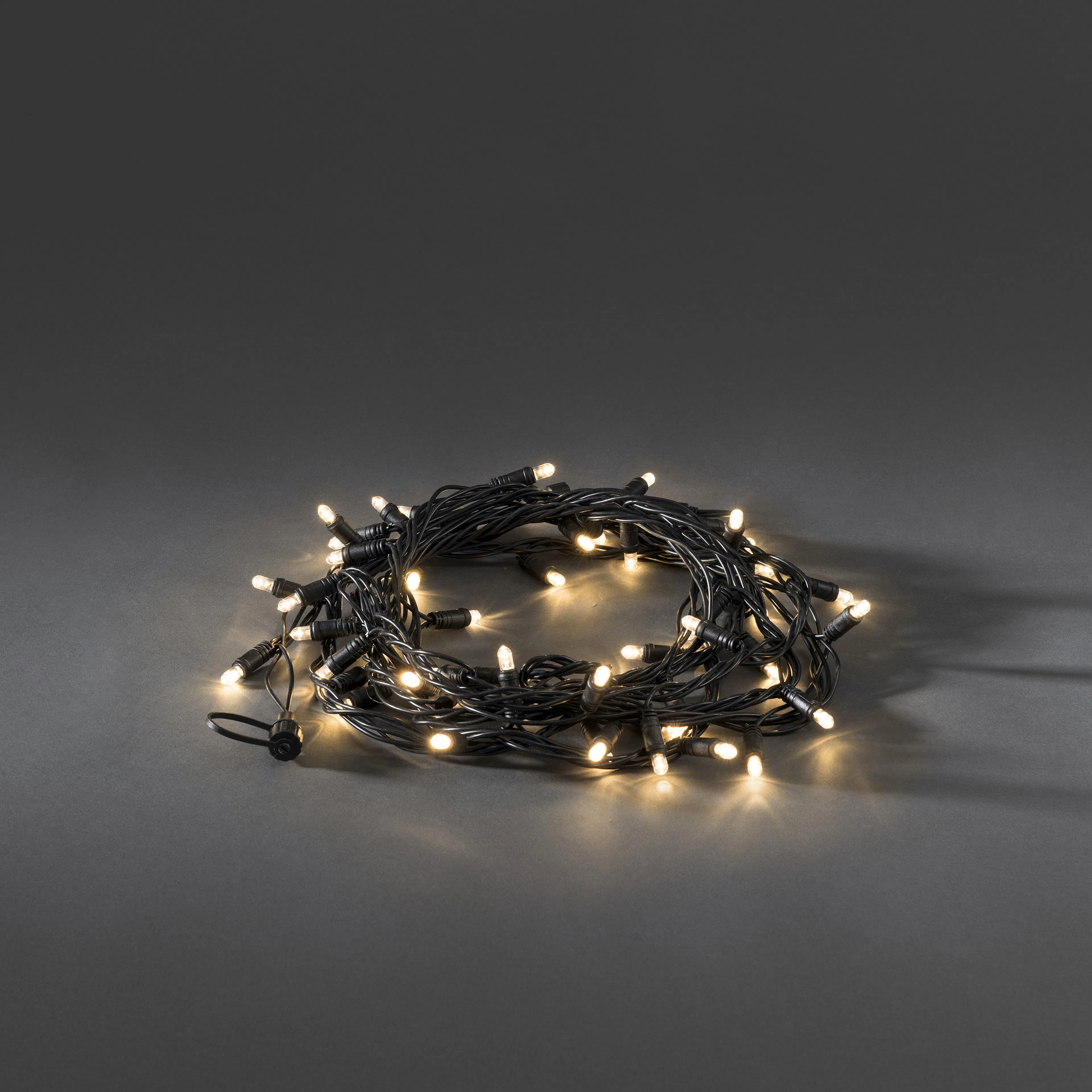 Startset 50 LED Varmvit/Svart