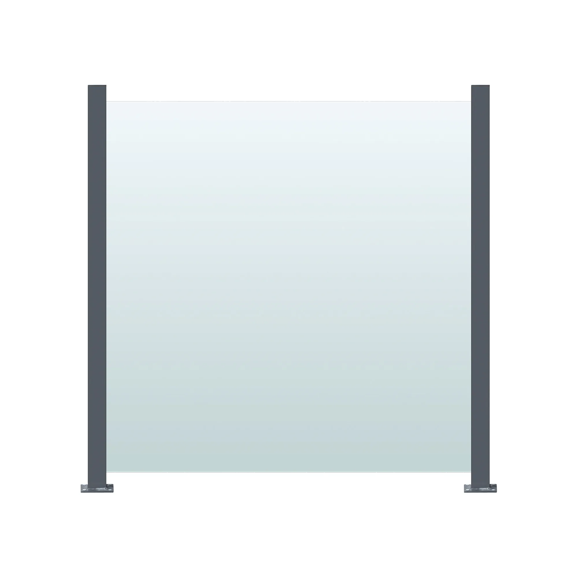 Glasräcke Hortus Klarglas Inkl Moduler & Stolpar 100 x 100 cm
