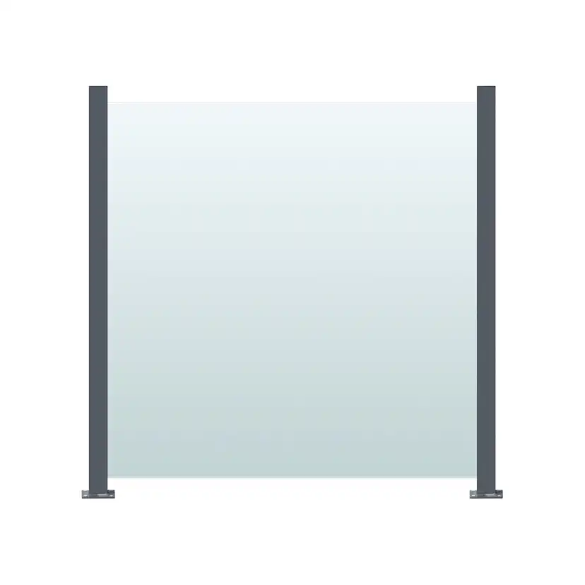 Glasräcke Hortus Klarglas Inkl Moduler & Stolpar 100 x 100 cm