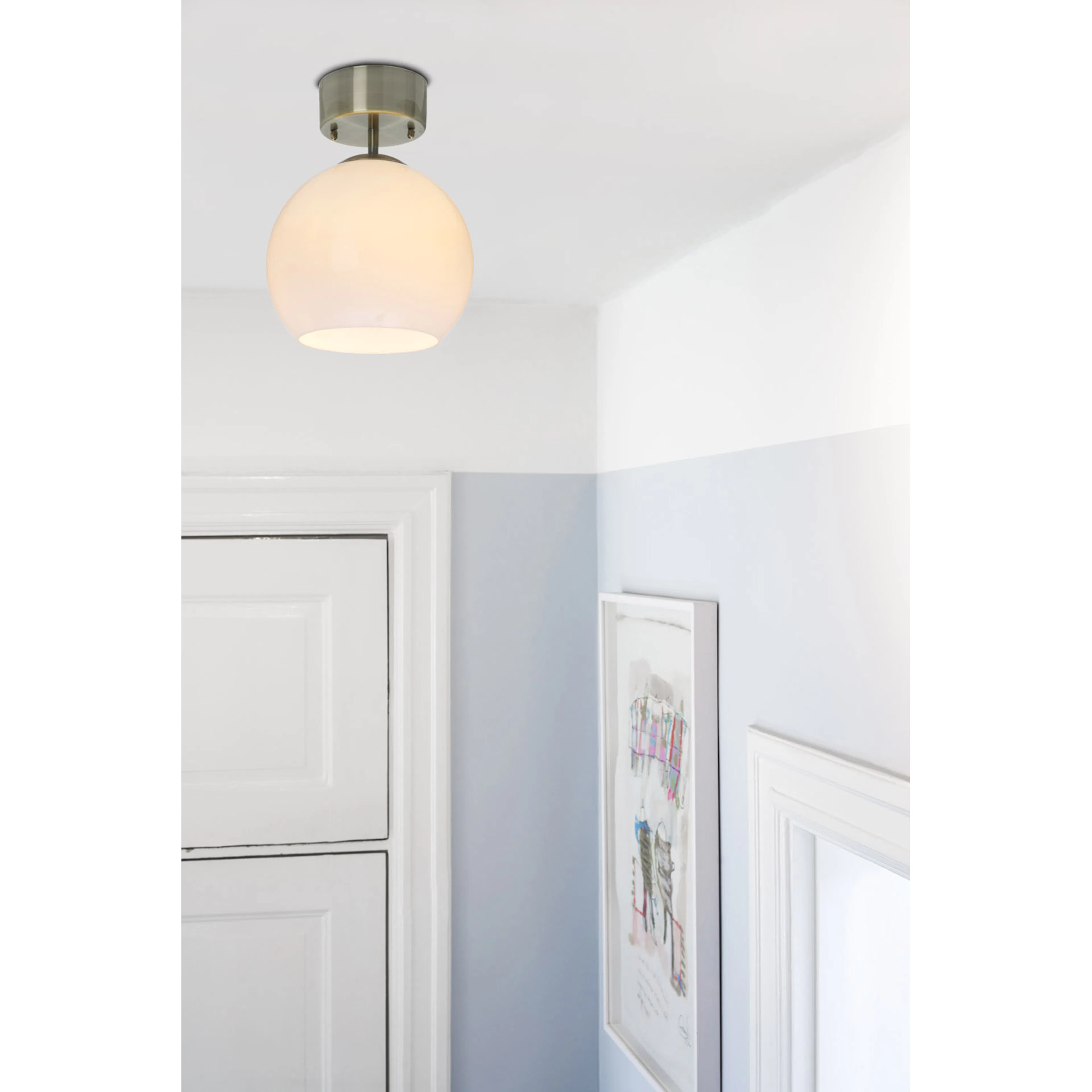 Plafond Cottex Salle Taklampa med Glaskupa