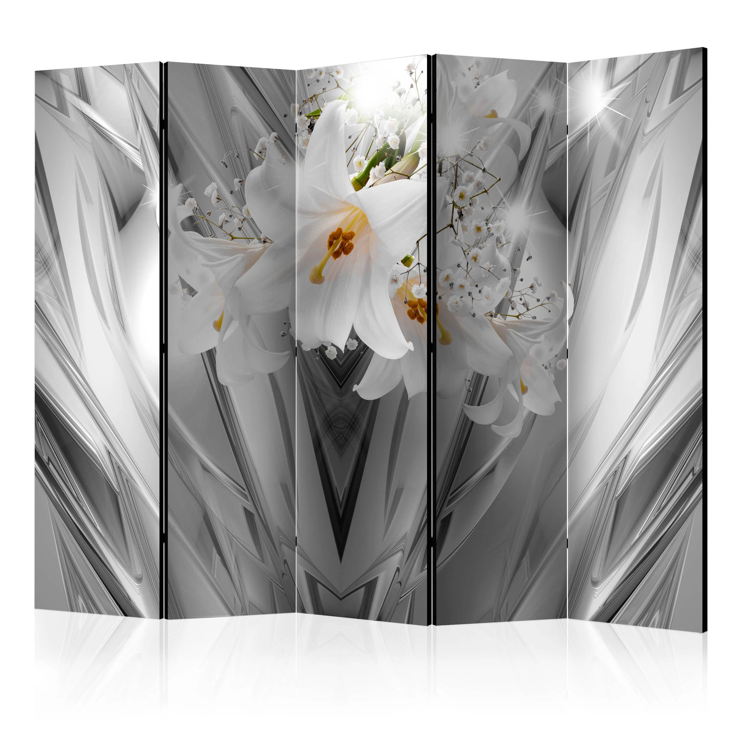 Rumsavdelare Arkiio Steel Lilies II 225x172 cm