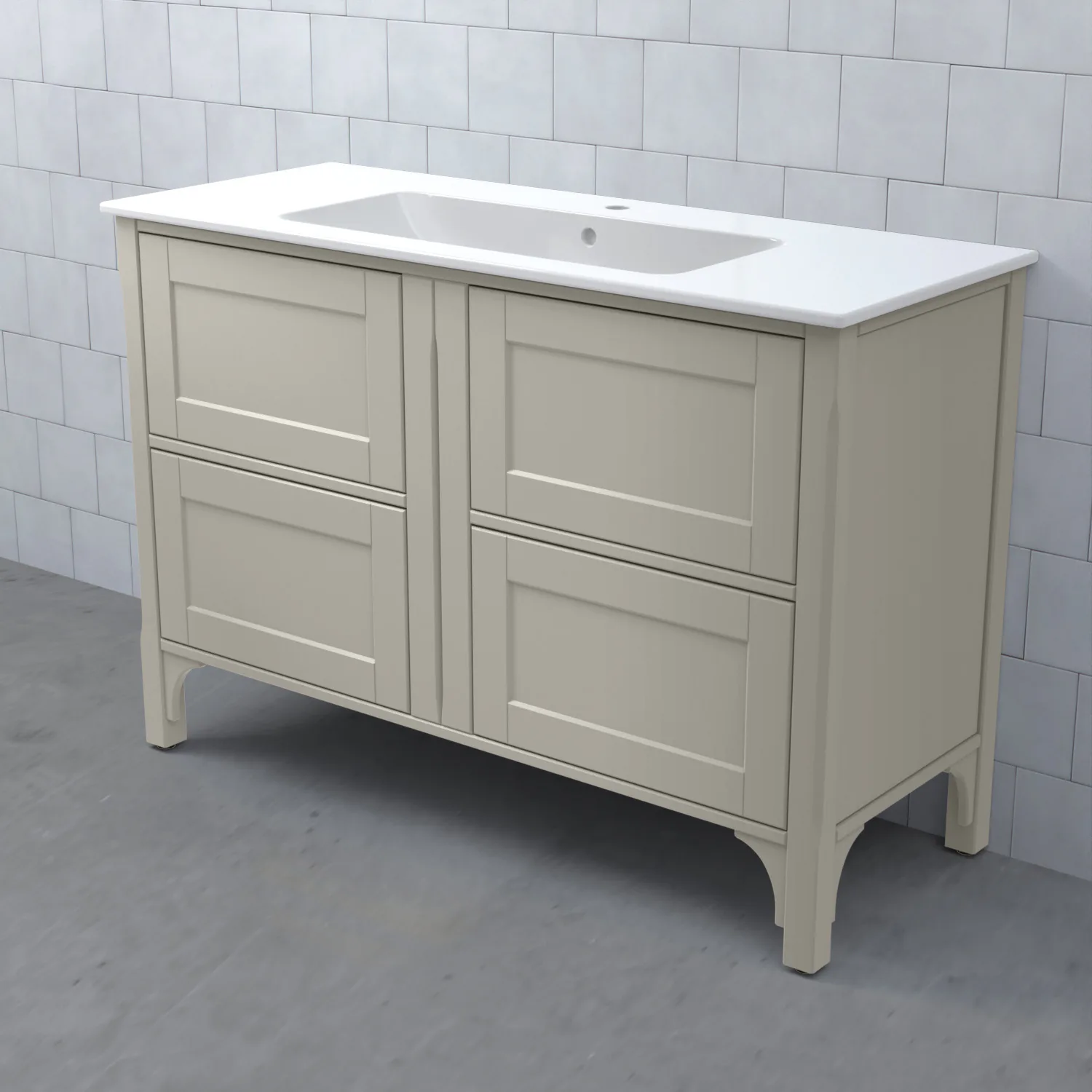 SAGA Kommod 120/49 Dälja Sand BxHXD: 1200x830x470 mm, Dälja Sand