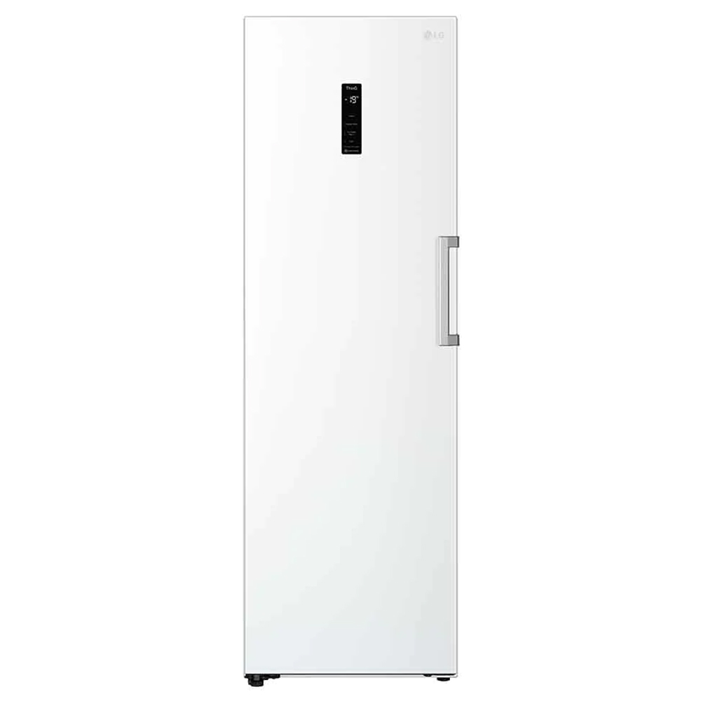 LG frys GFE61SWCSZ med display Vit