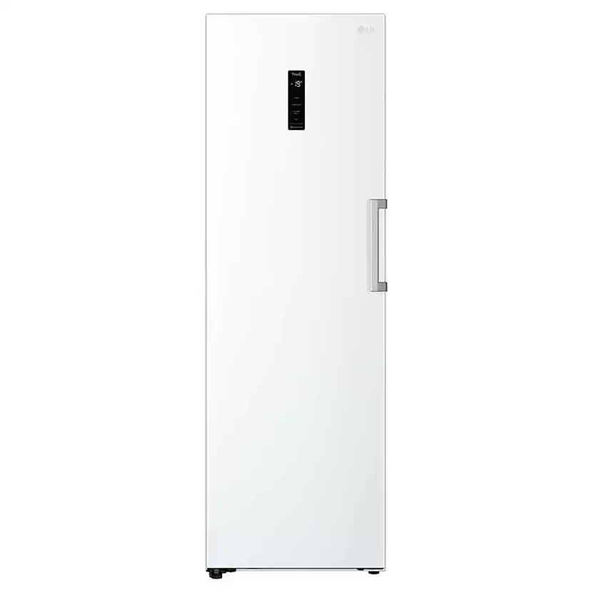 LG frys GFE61SWCSZ med display Vit