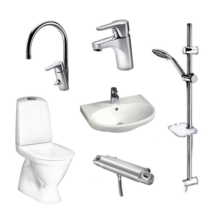 Badrumspaket Gustavsberg Standardpaket 1