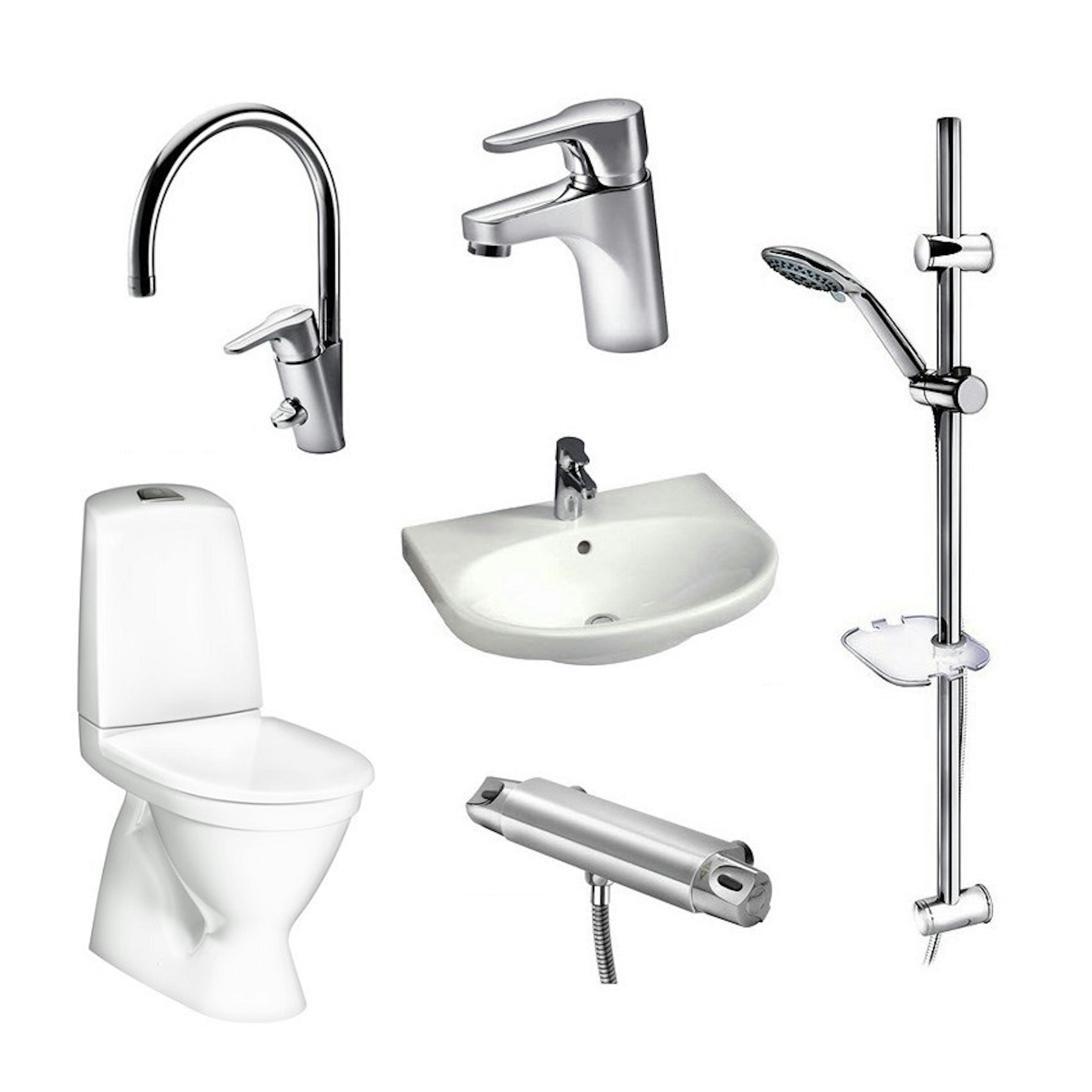 Badrumspaket Gustavsberg Standardpaket 1