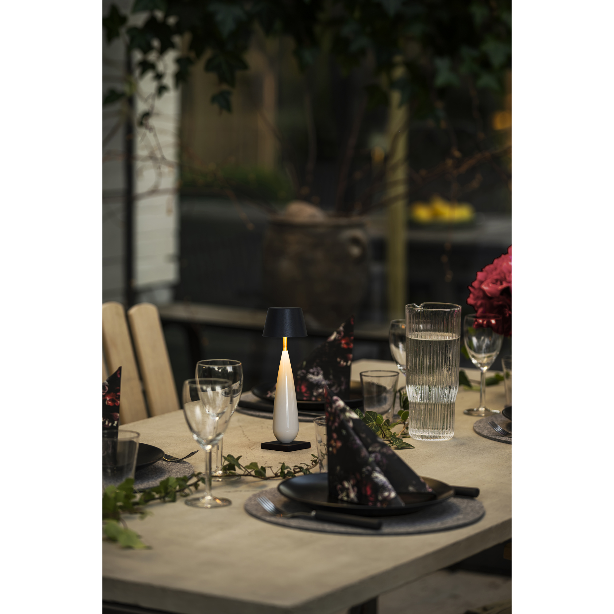 Portabel Lampa Gnosjö Konstsmide Frejus Bordslampa USB