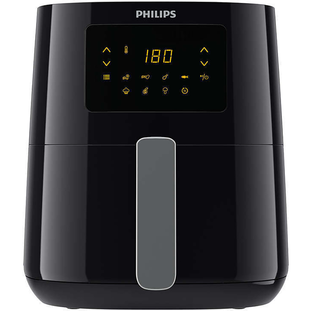 Airfryer Philips HD9252/70 Svart 4,1L med Rapid Air-teknik & Pekskärm