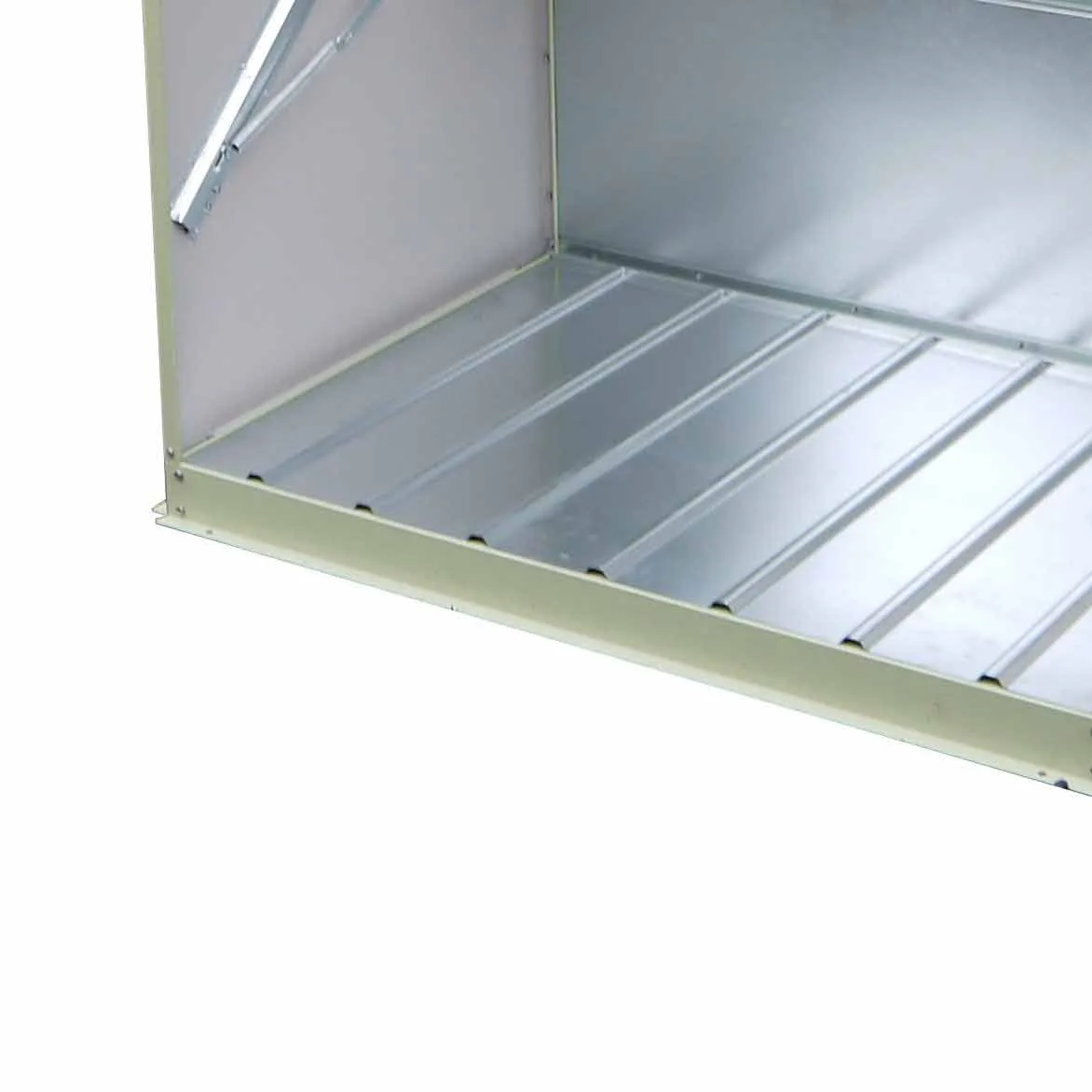 Stålgolv gop Bicyclestore Galvaniserat Golv för Förvaringsbox