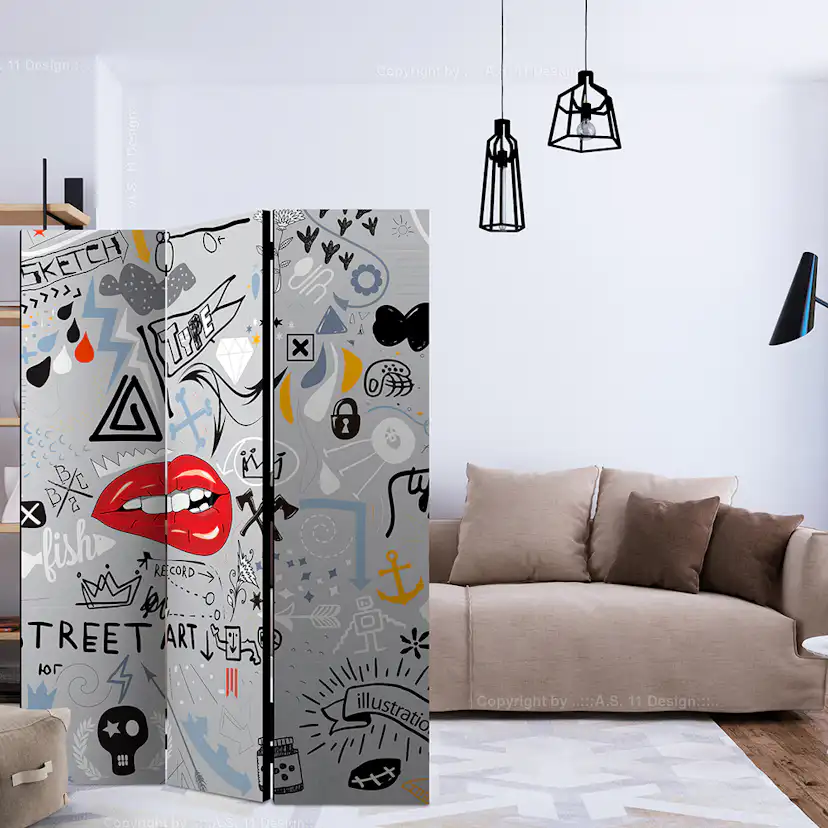 Rumsavdelare Arkiio Stream Of Thought 135x172 cm